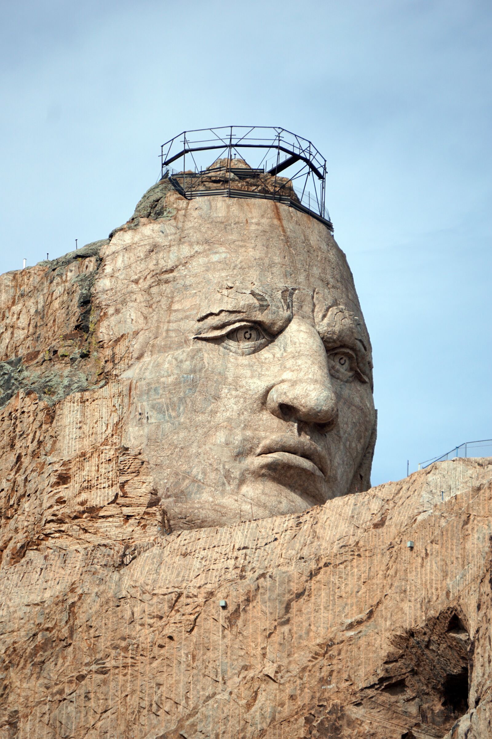 Sony E 55-210mm F4.5-6.3 OSS sample photo. Crazy horse memorial, native photography