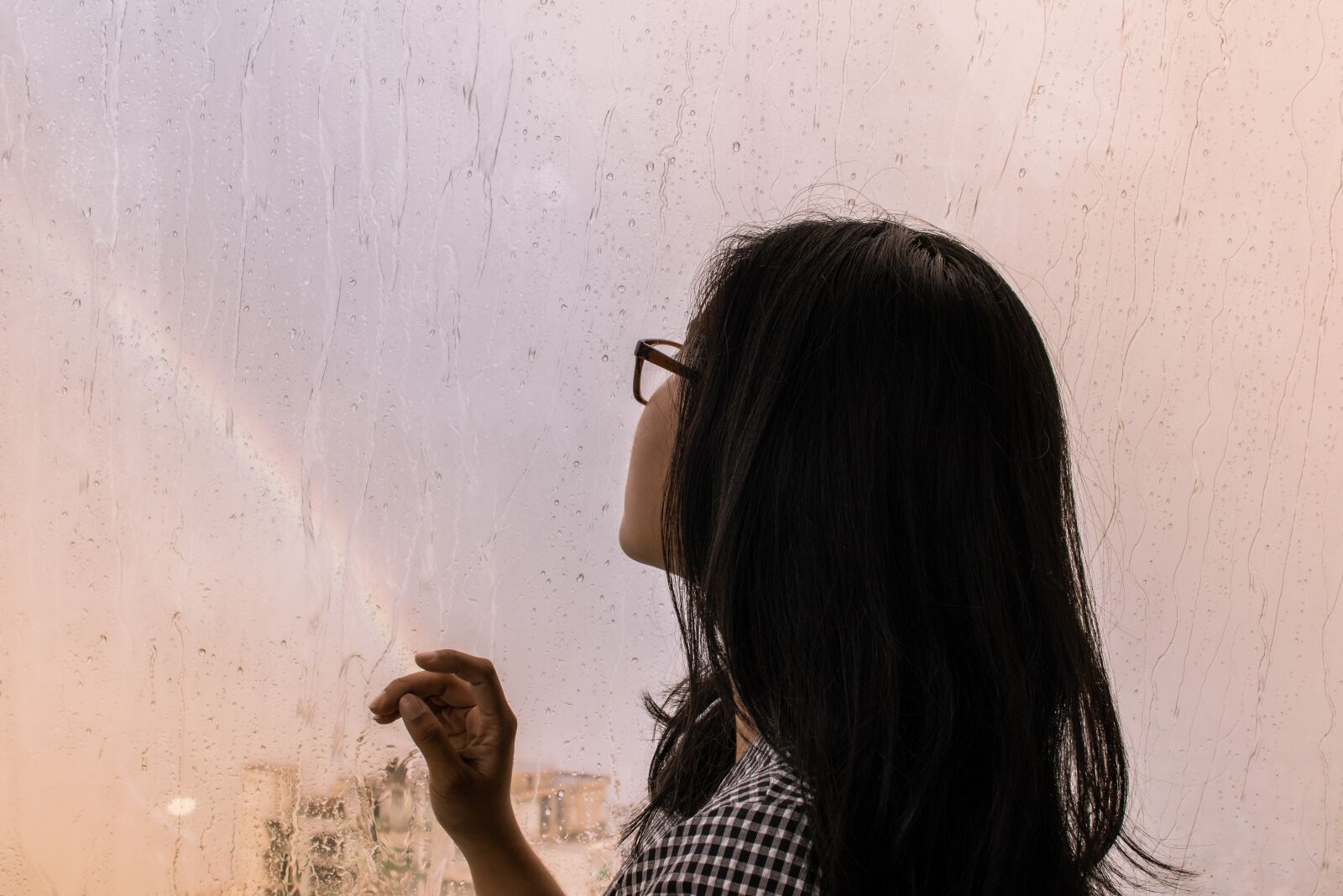 Canon EOS 80D sample photo. Girl, mood, rain photography