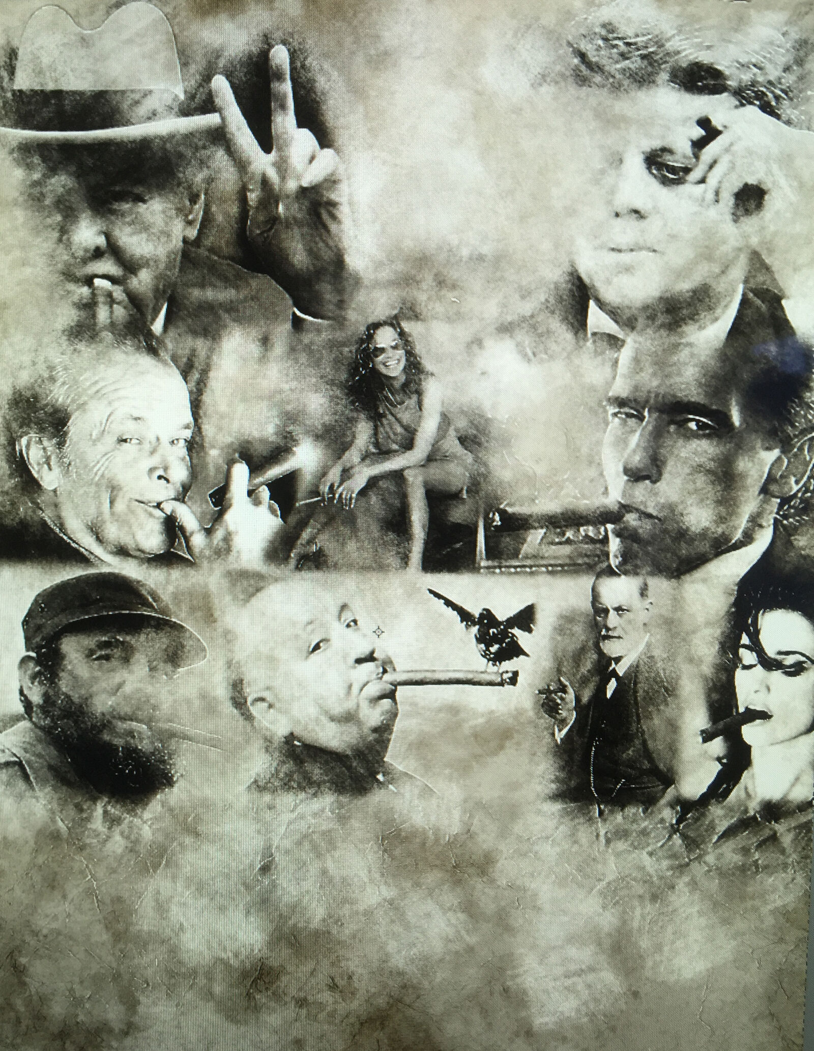 iPhone 6 Plus back camera 4.15mm f/2.2 sample photo. Artwork, ciras, illustration, smoker photography