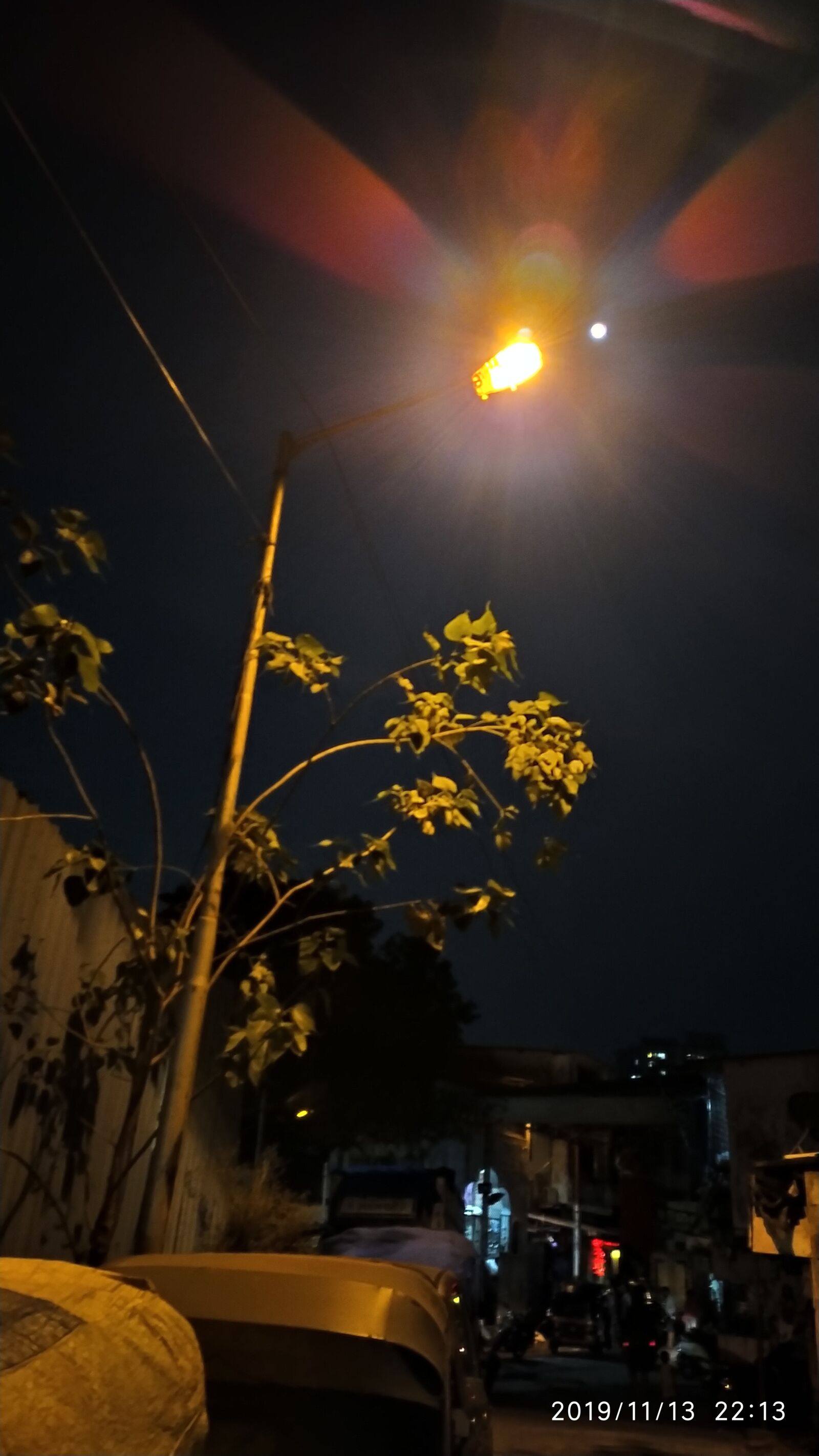 Xiaomi Redmi Note 7S sample photo. Night, light, life photography