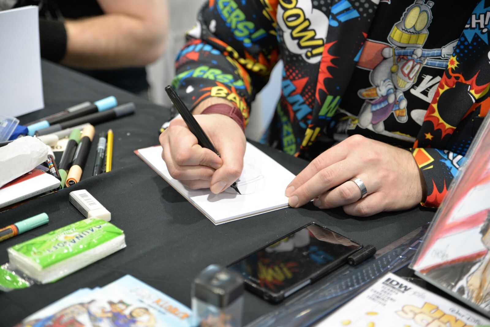 Nikon D610 sample photo. Artist, drawing, comic photography