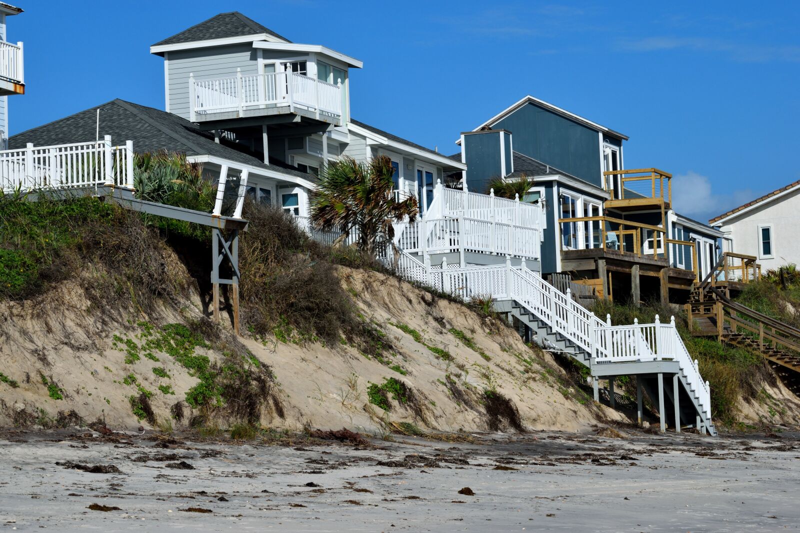 Nikon D3300 sample photo. Beach erosion, damage, hurricane photography