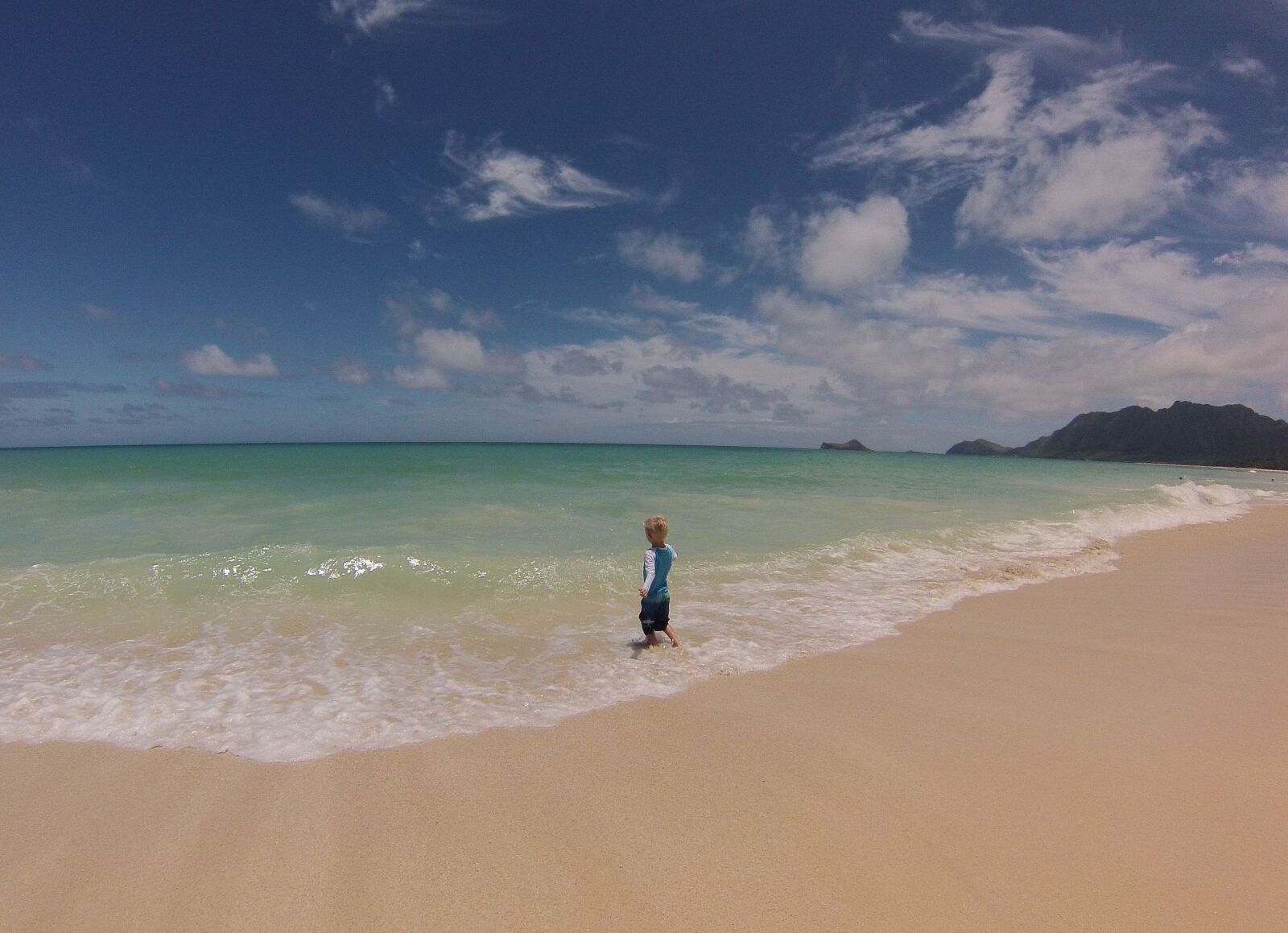 GoPro Hero3-Silver Edition sample photo. Kalama beach, kailua, oahu photography