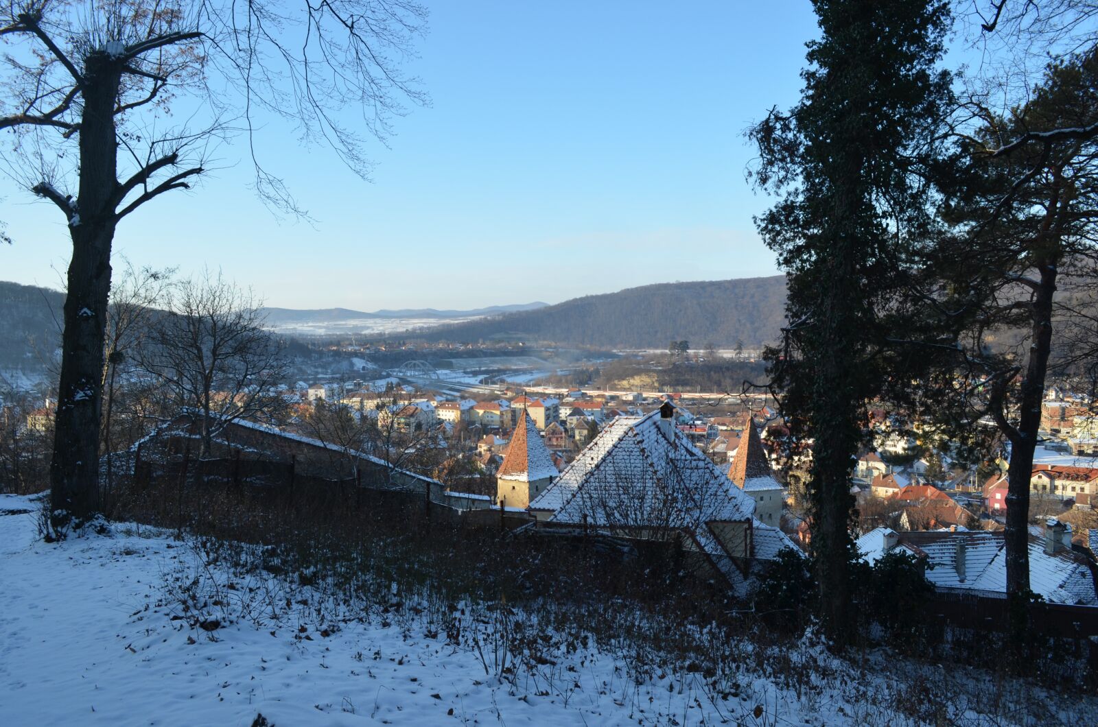 Nikon D5100 sample photo. City, sighisoara, winter photography