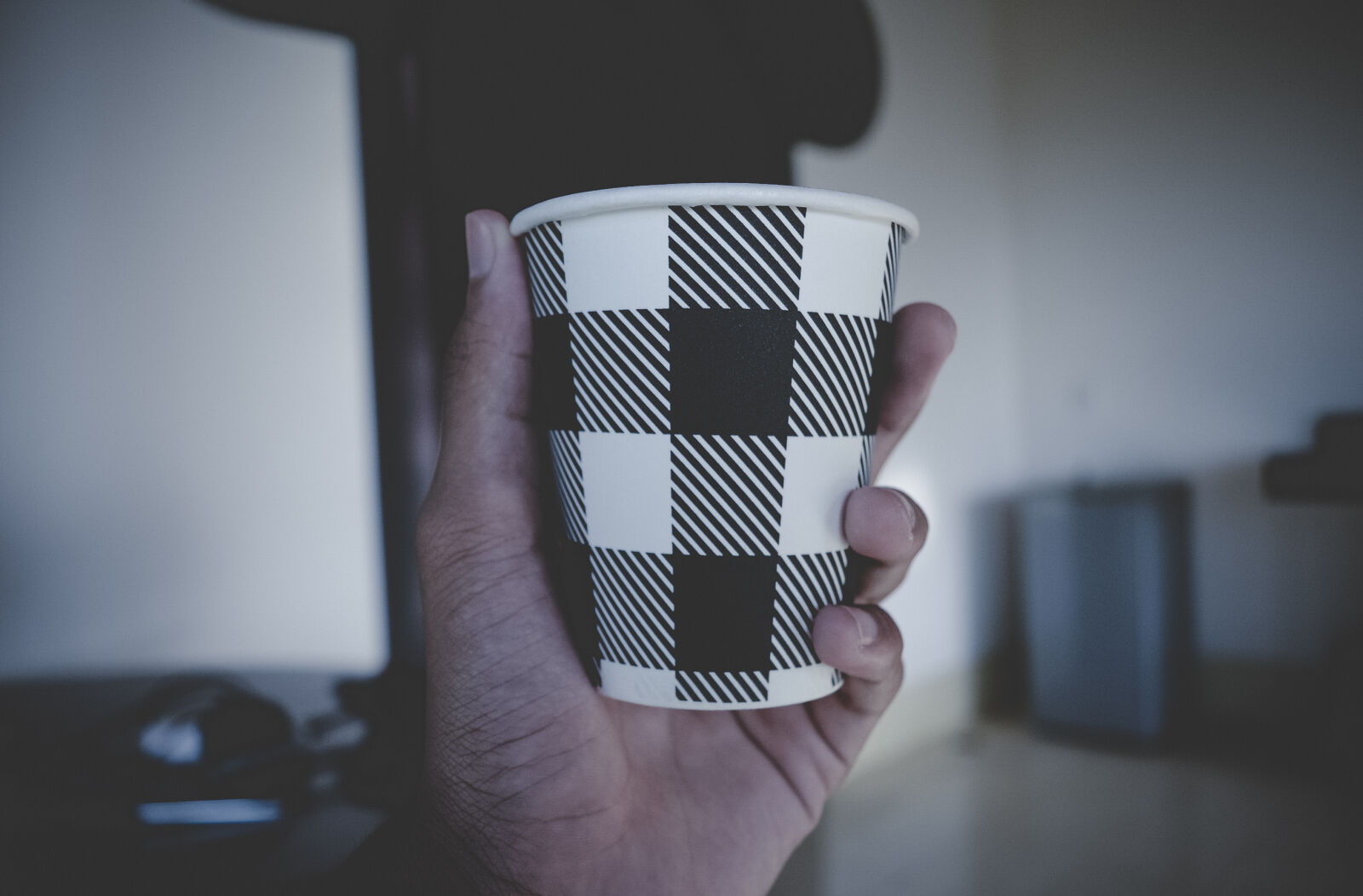 Nikon D5200 sample photo. Cup, drink, hand, paper photography