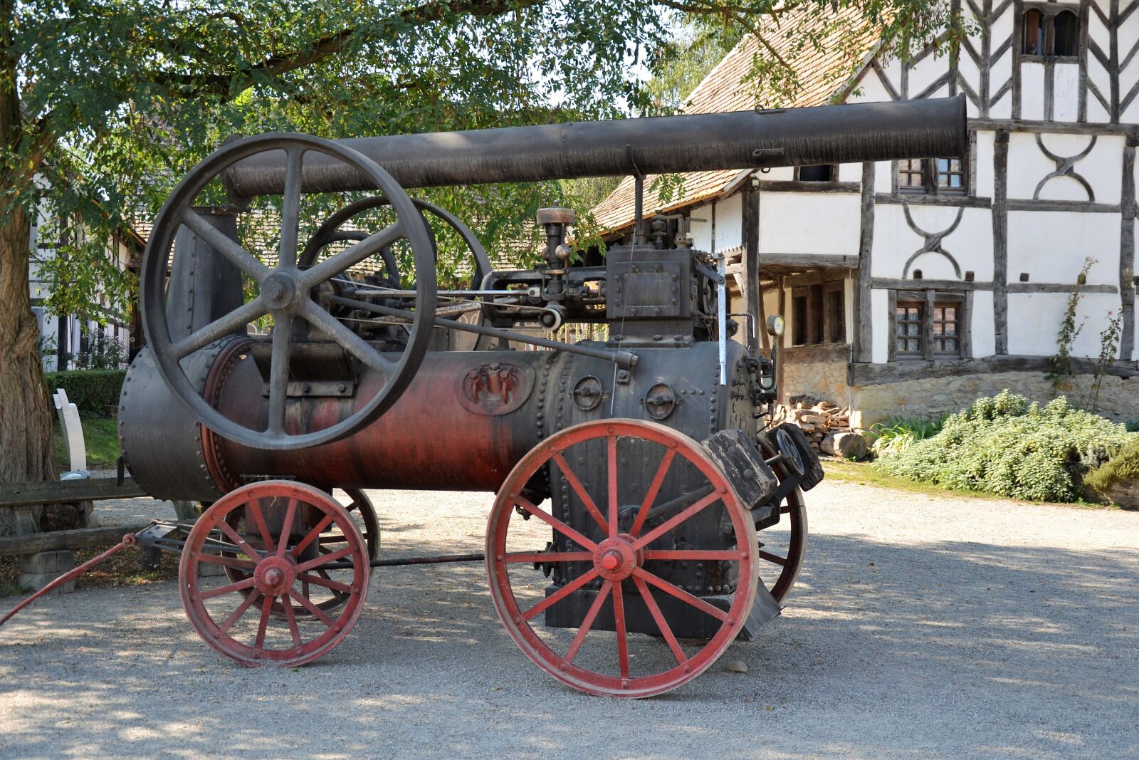 Nikon D3100 sample photo. Dorstmachine, steam, museum photography