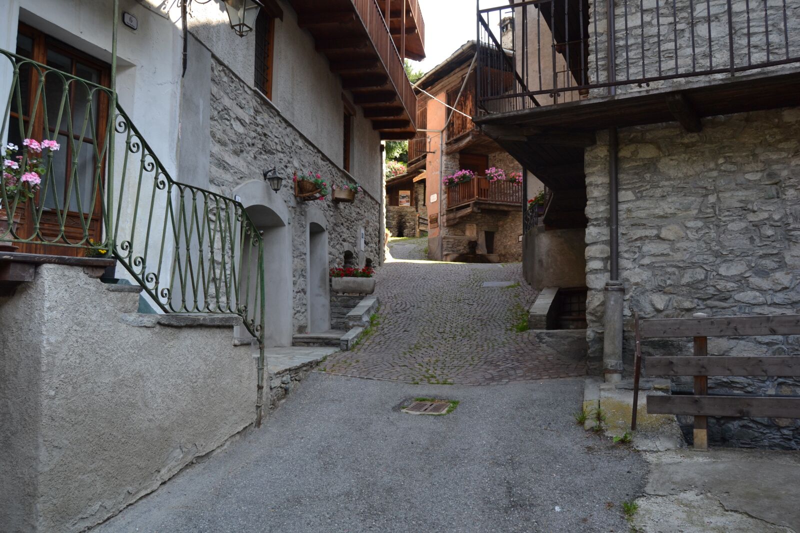 Nikon D3100 sample photo. Casteldelfino, old town, country photography