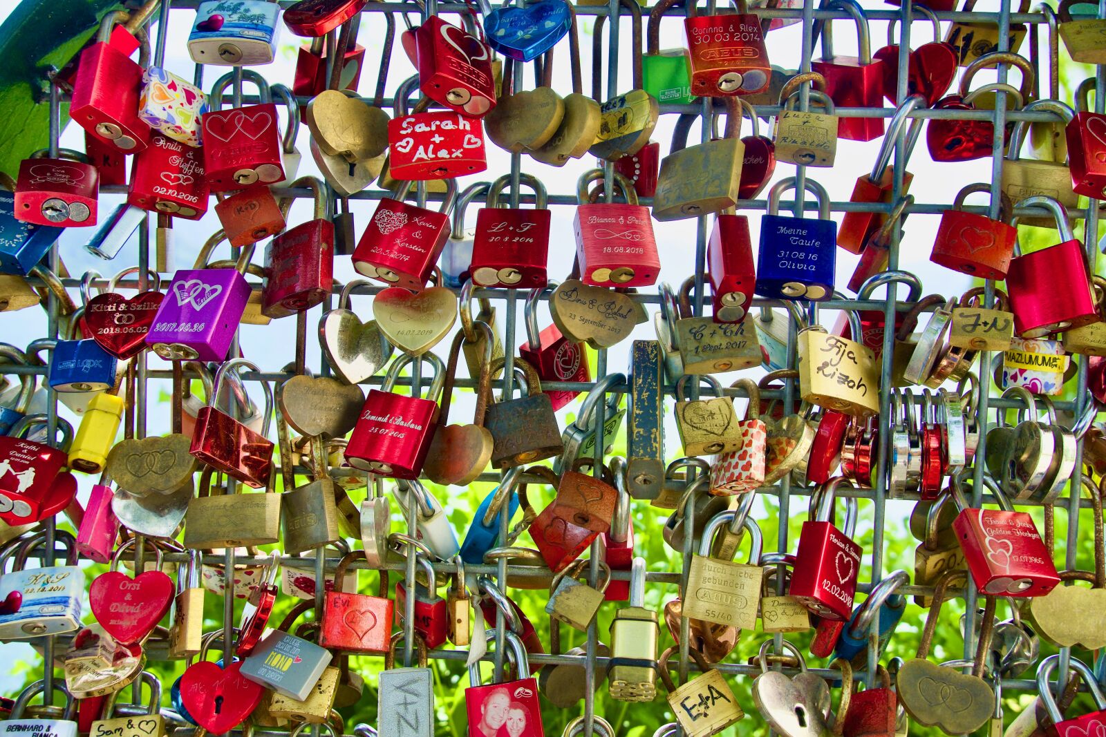 Sony a6500 sample photo. Padlocks, locks, decoration photography