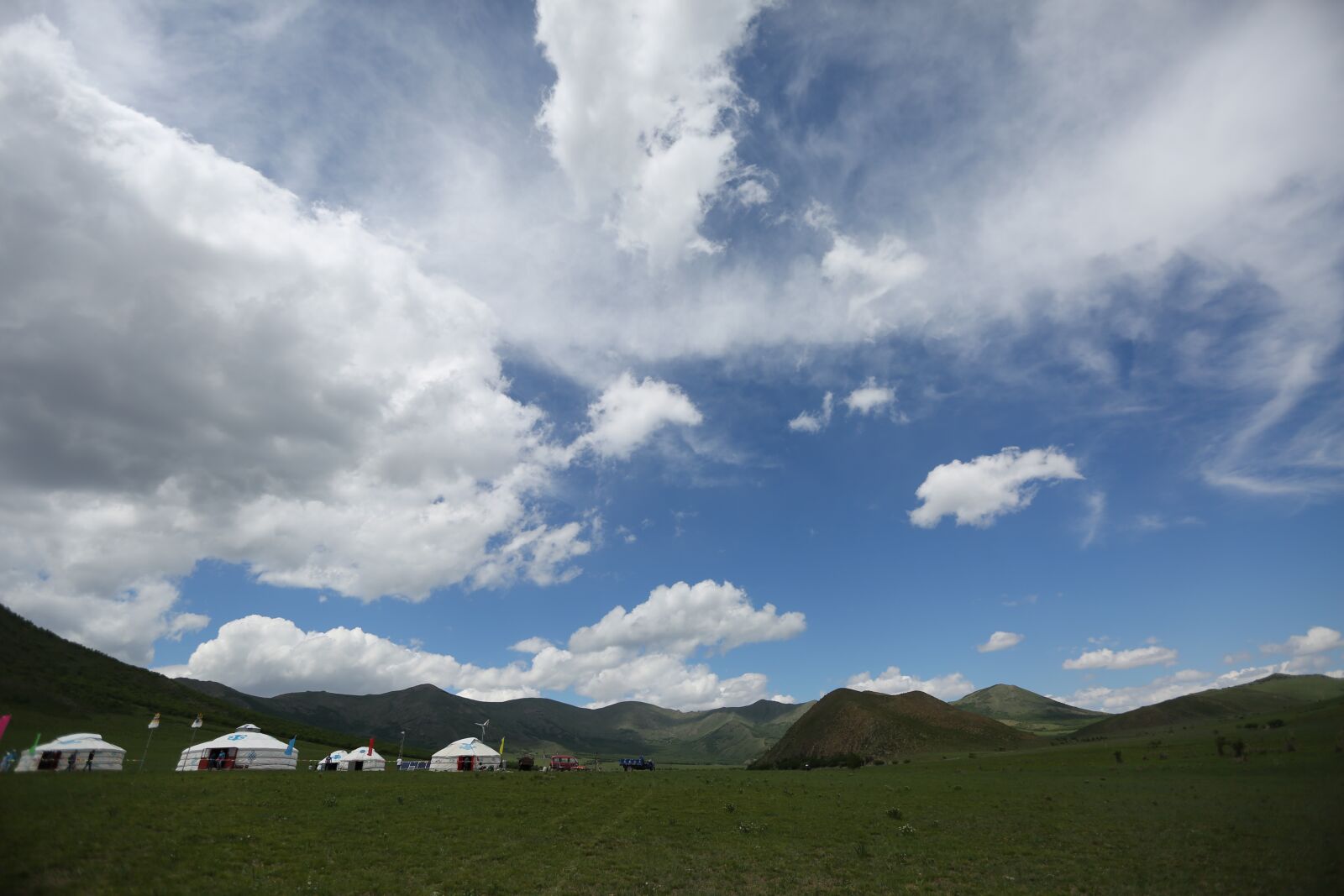 Canon EF 16-35mm F2.8L II USM sample photo. Sky, yurt, mongolian photography