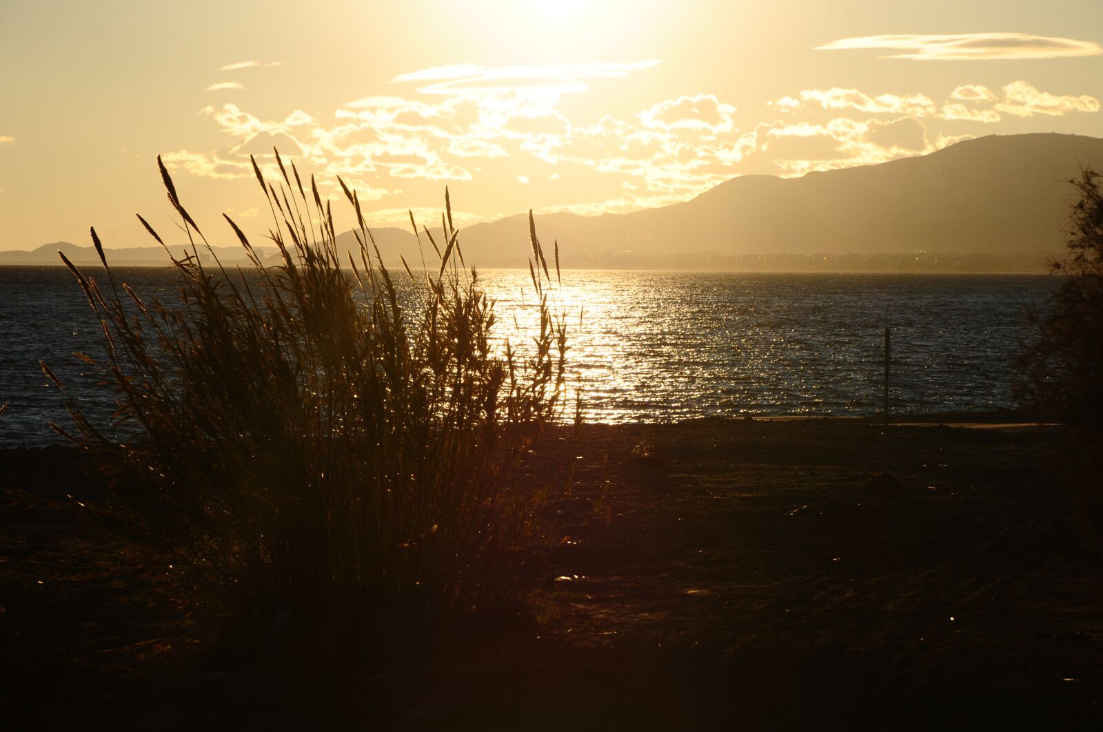 Nikon D5000 sample photo. Sea, sunset, aeolian islands photography