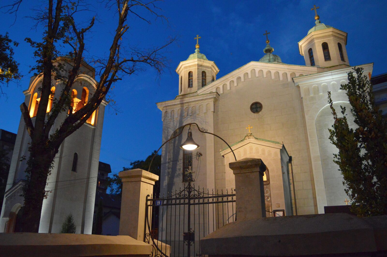 Nikon D3200 sample photo. Church, night, building photography