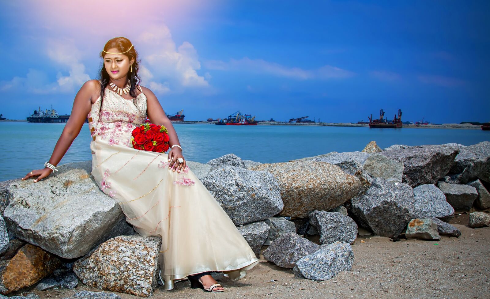 Canon EOS 70D + Canon EF 24-105mm F4L IS USM sample photo. Evening, sunset, beach photography