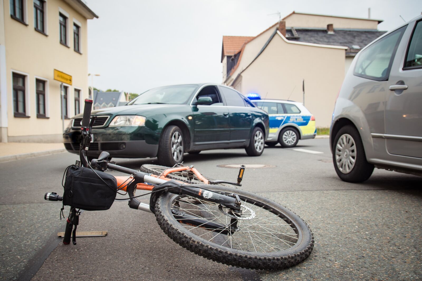 Nikon D7200 sample photo. Accident, police, bike photography