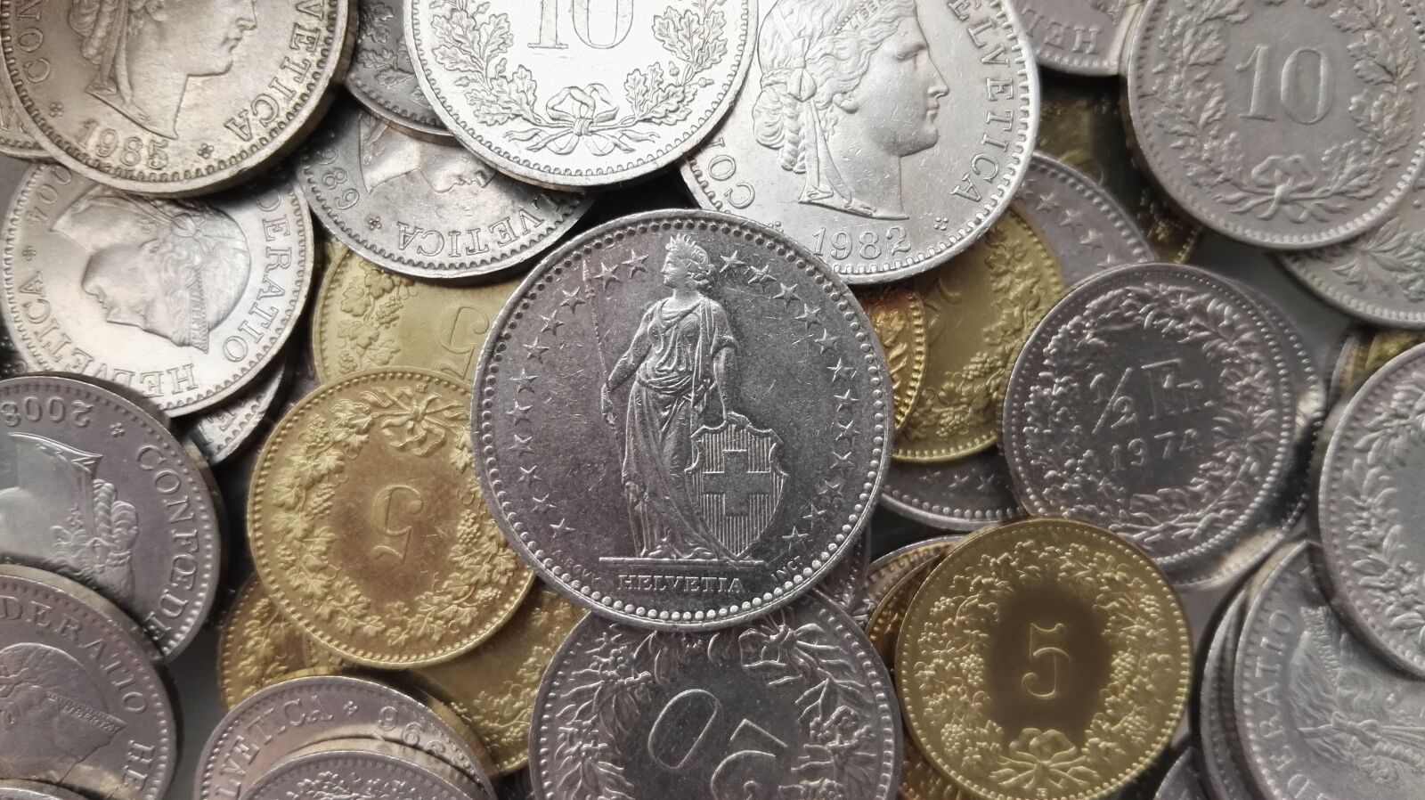 HUAWEI GRA-L09 sample photo. Switzerland, money, coins photography