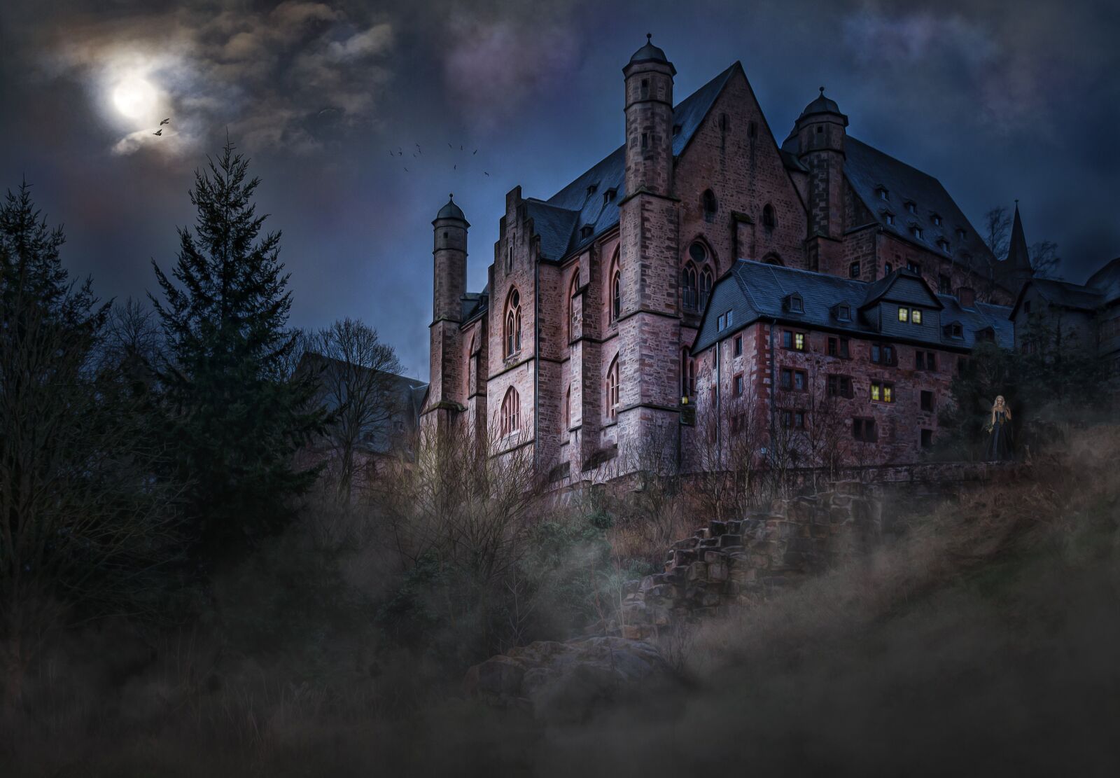 Pentax K-30 sample photo. Castle, mystical, mood photography