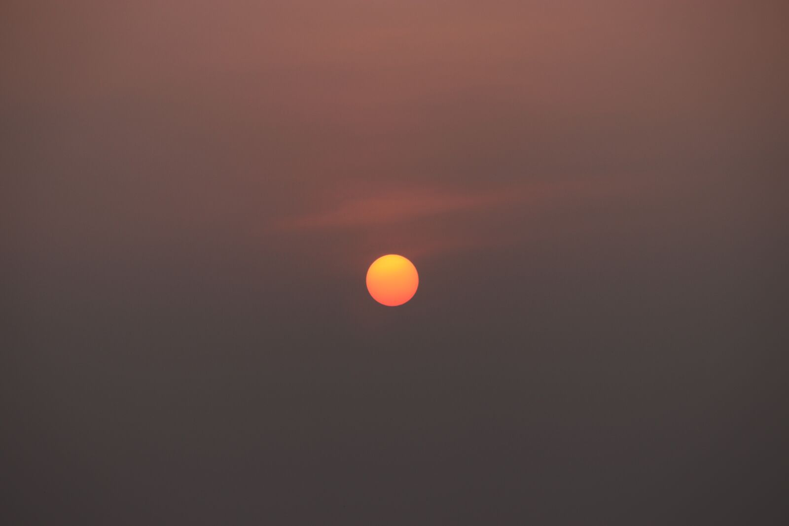 Canon EOS 200D (EOS Rebel SL2 / EOS Kiss X9) sample photo. Sunset, orange sun, sun photography