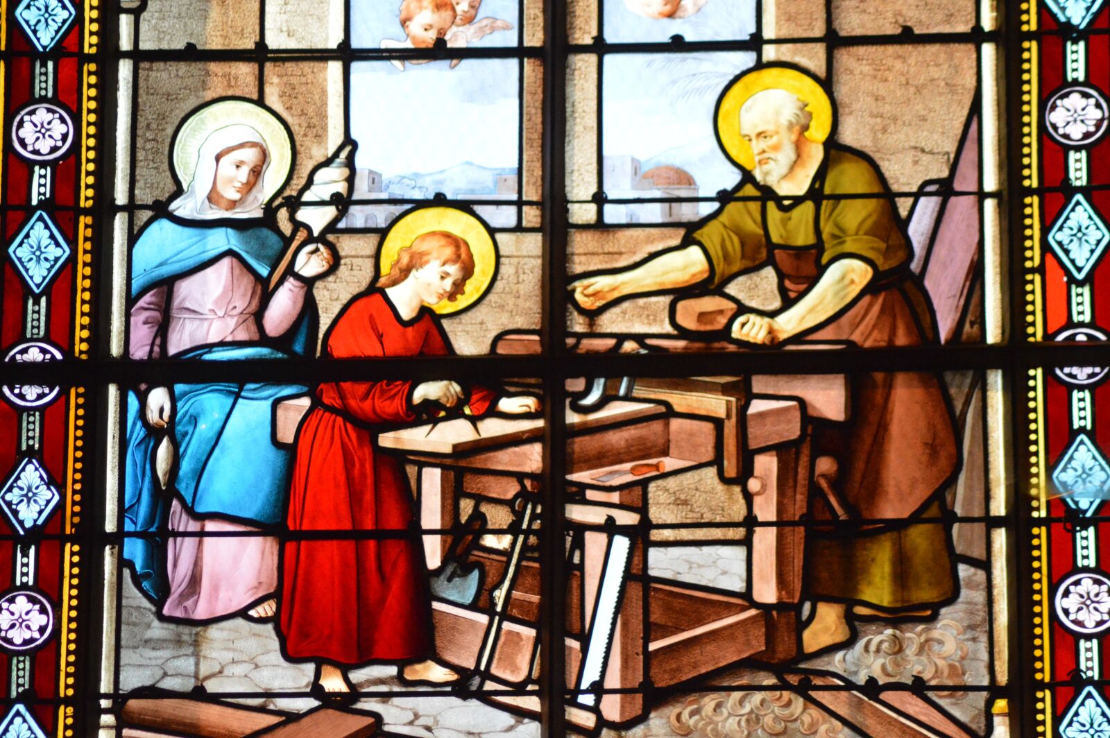 Nikon D3200 sample photo. Stained glass, church, window photography