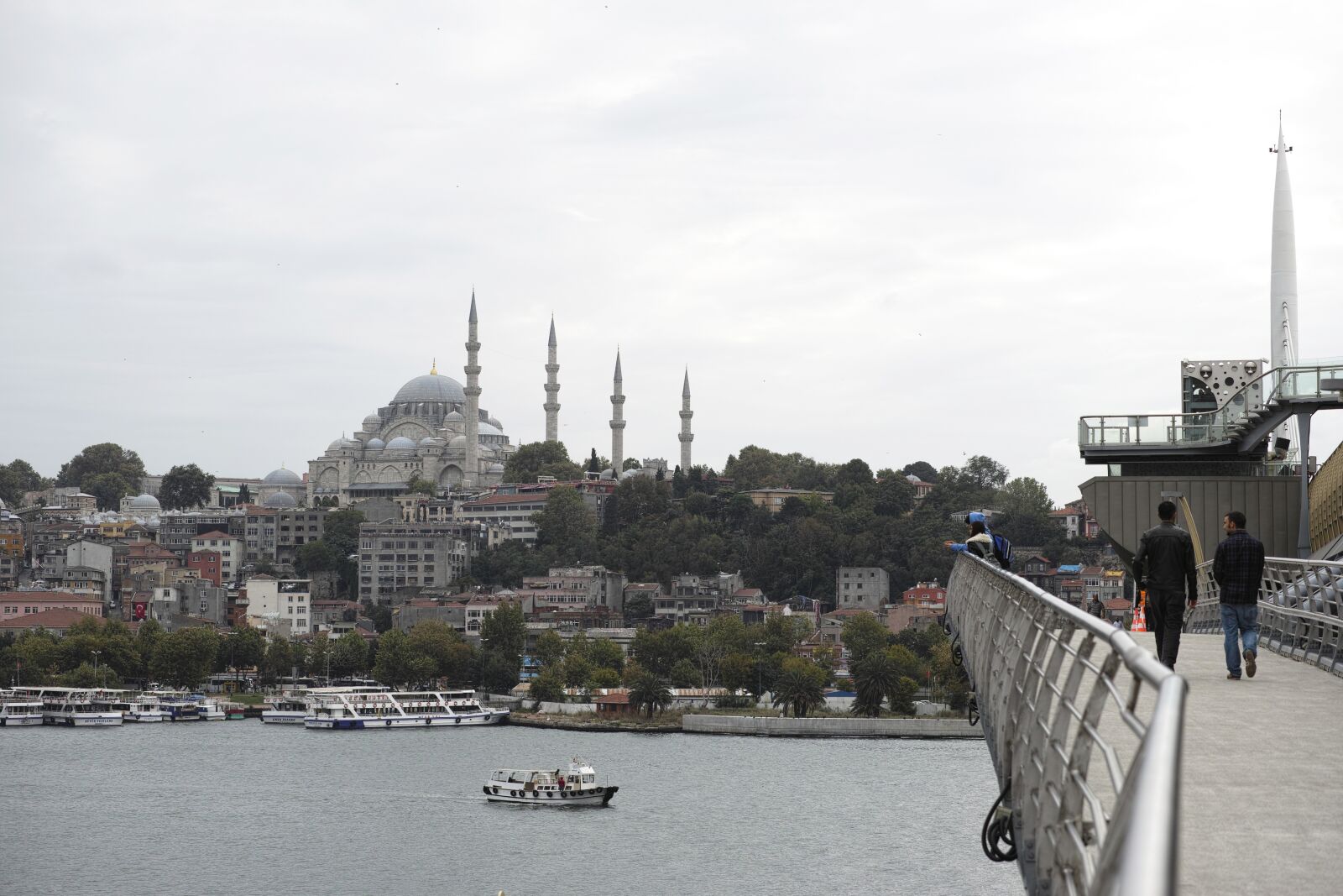 Sigma DP3 Merrill sample photo. Cami, bridge, istanbul photography