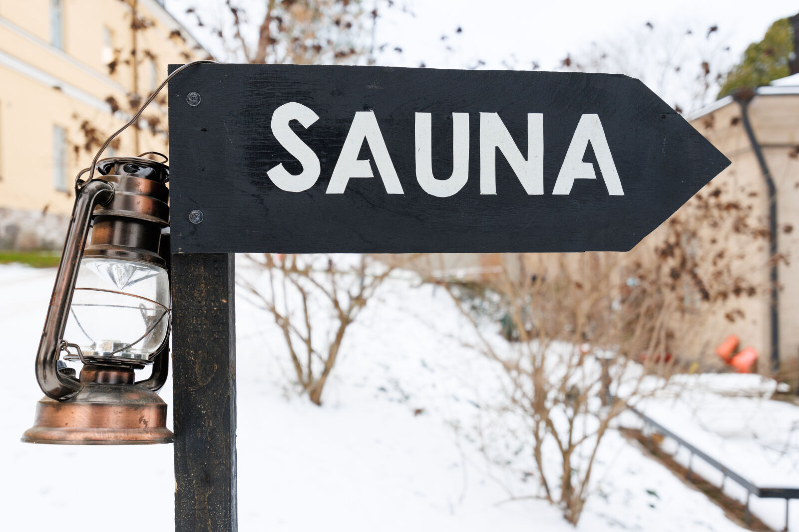 Tamron 11-20mm F2.8 Di III-A RXD sample photo. Sauna sign photography