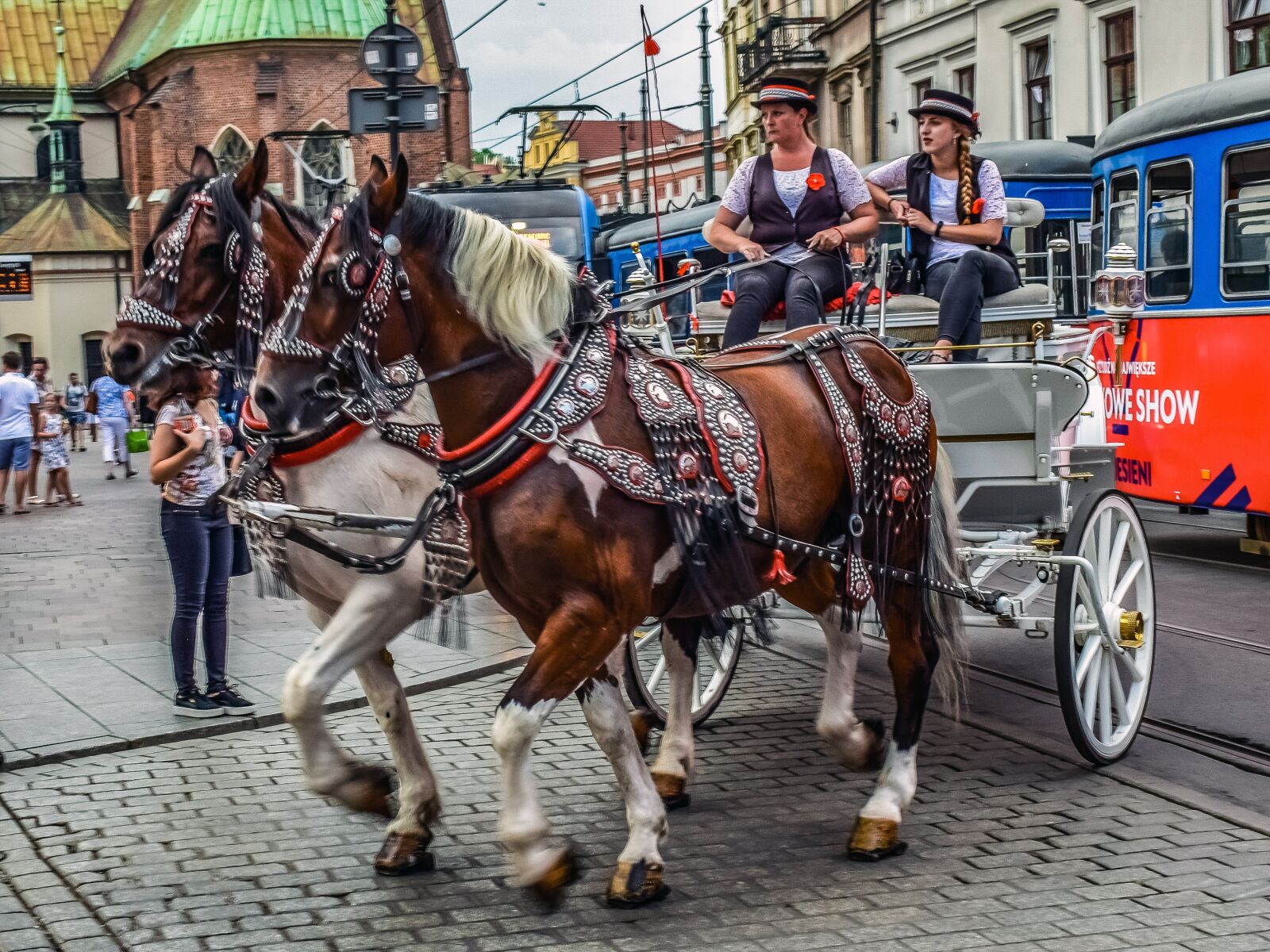 Nikon D3300 sample photo. Carriage, horses, girls photography