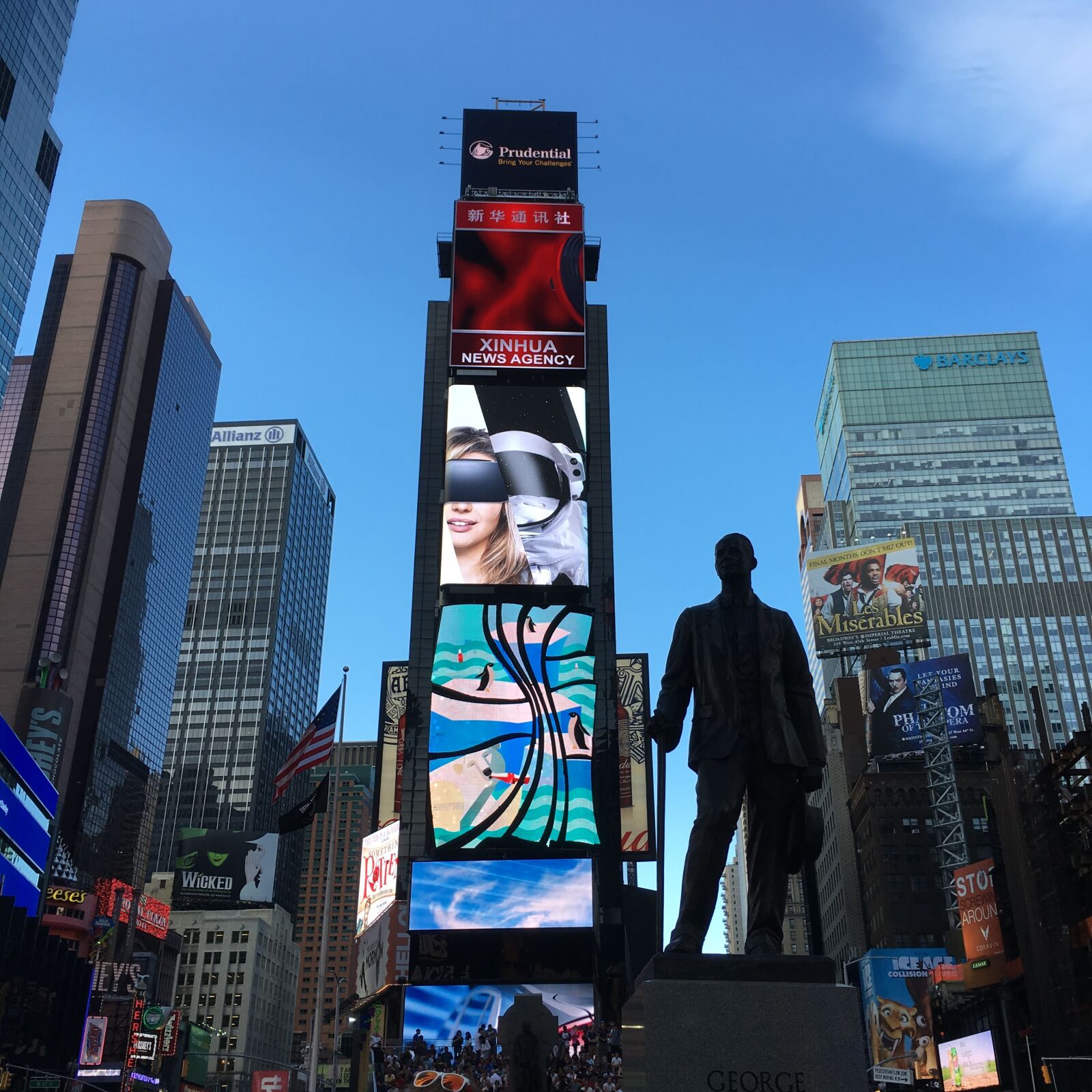 Apple iPhone 6s Plus sample photo. Manhattan, time square, famous photography