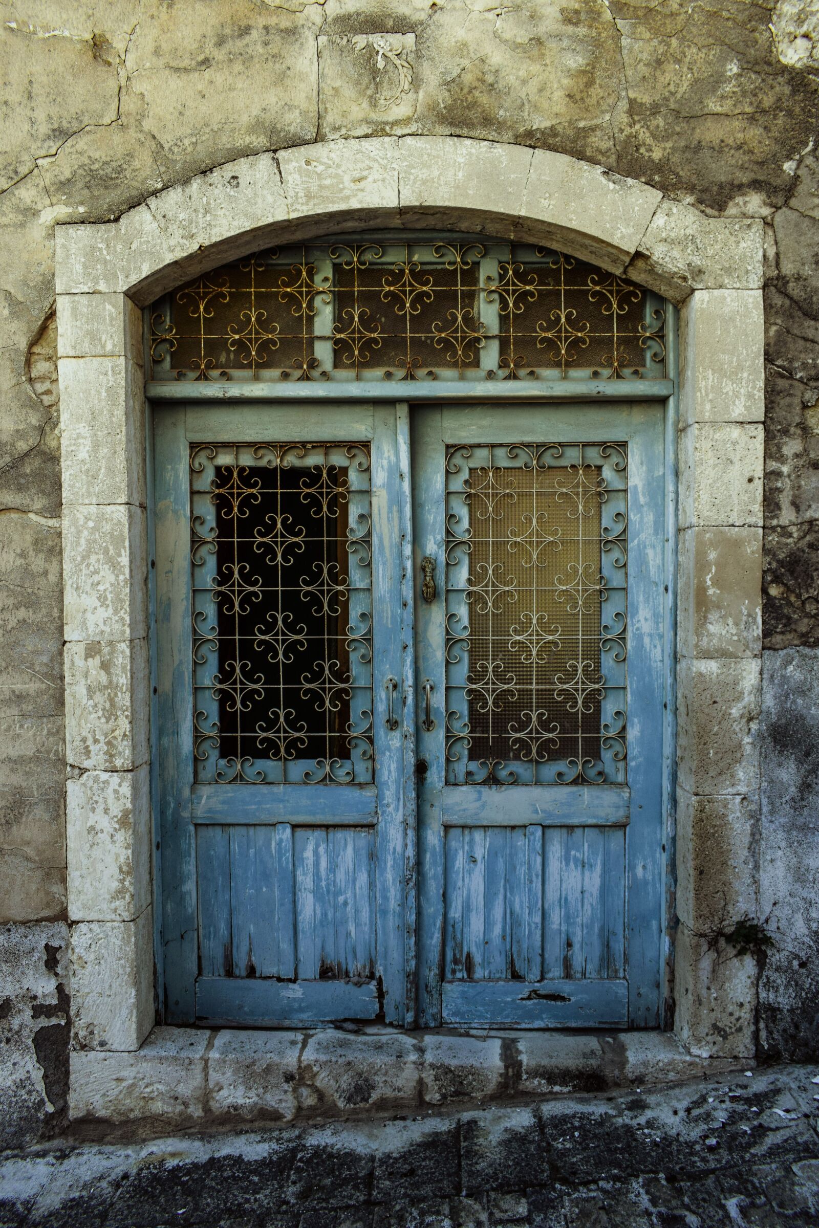 Nikon D3300 sample photo. Gate, door, blue photography