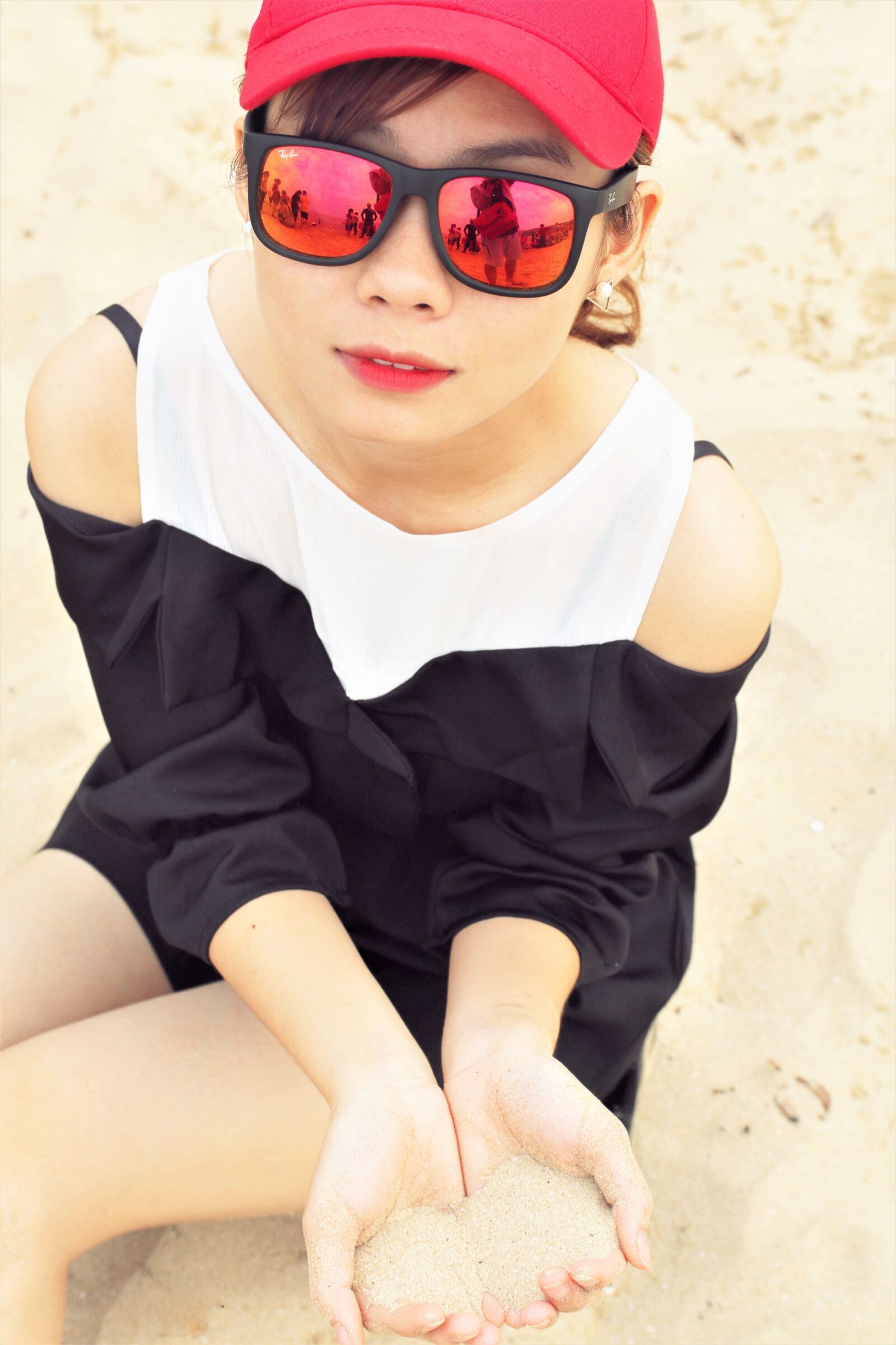 Canon EOS 70D sample photo. Girl, beach, vietnam photography
