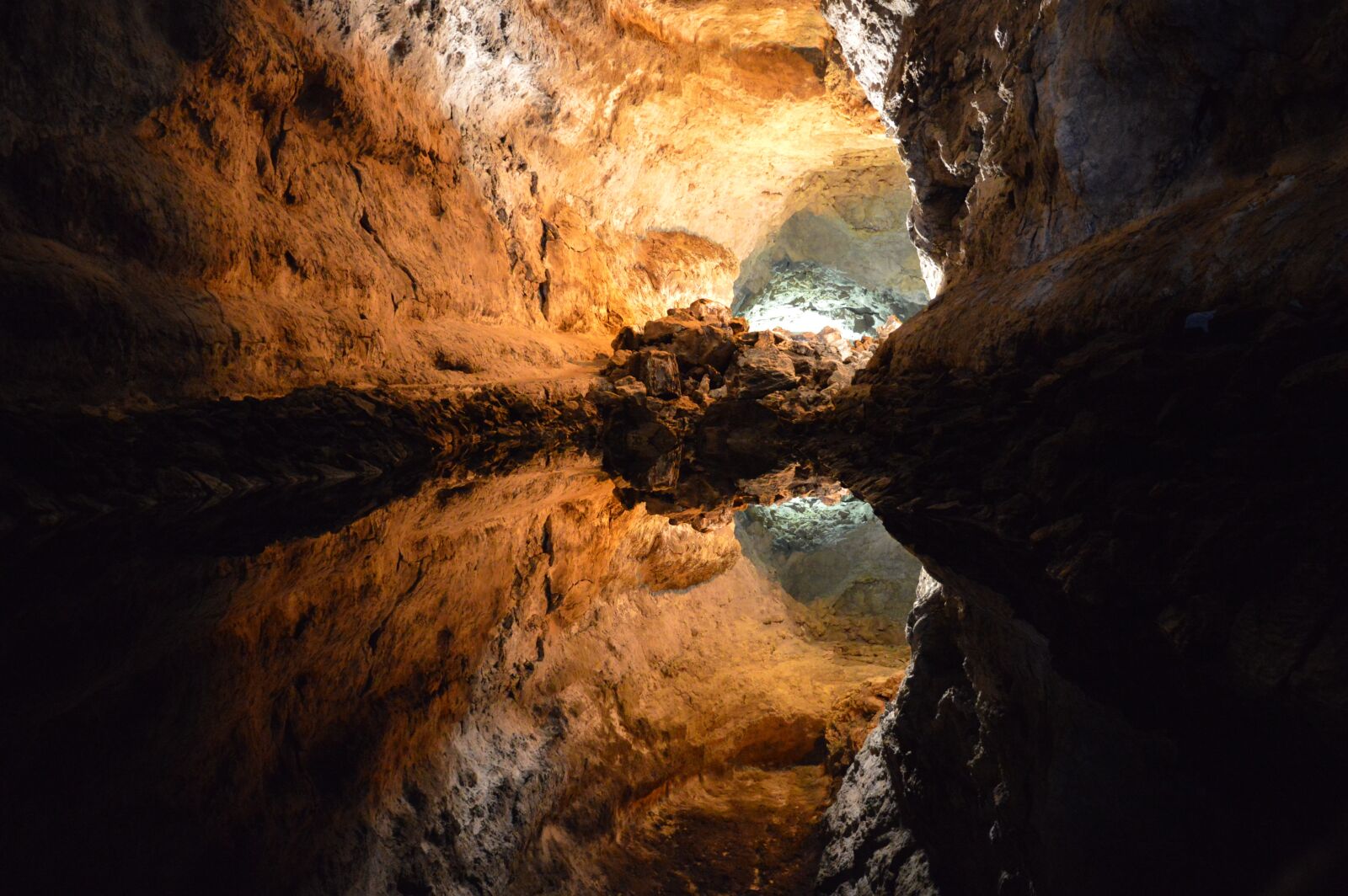 Nikon D3200 sample photo. Cave, reflections, lights photography