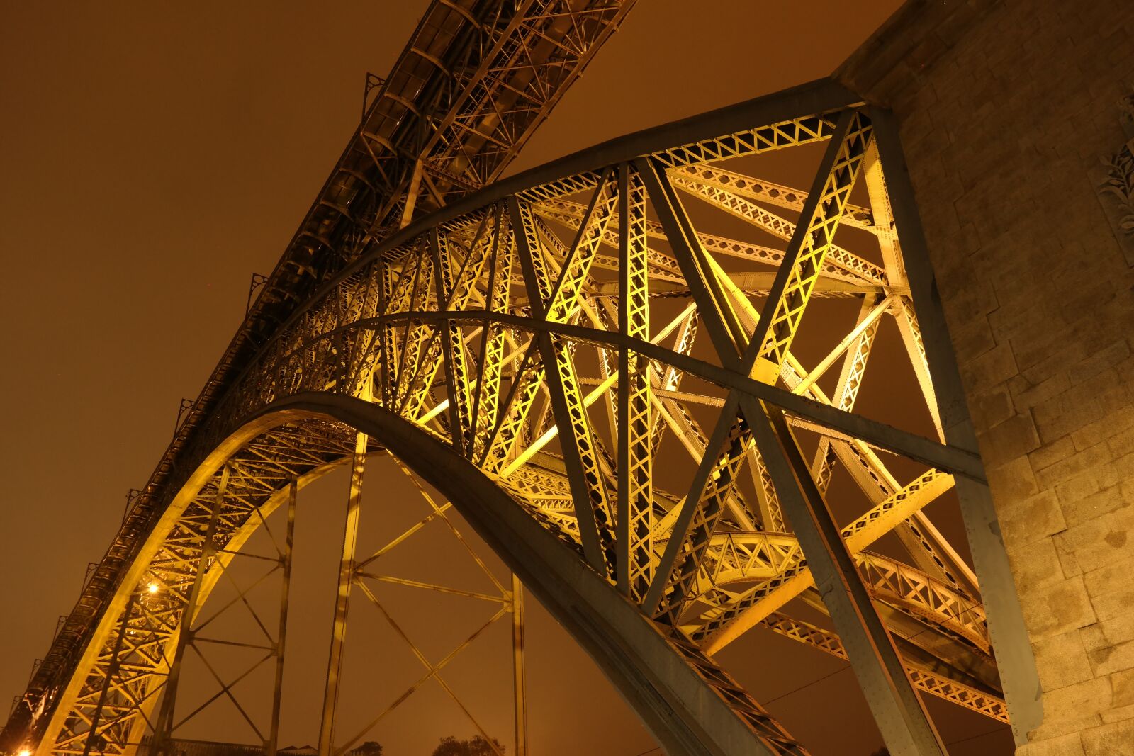 NX 18-55mm F3.5-5.6 sample photo. Bridge, architecture, night photograph photography