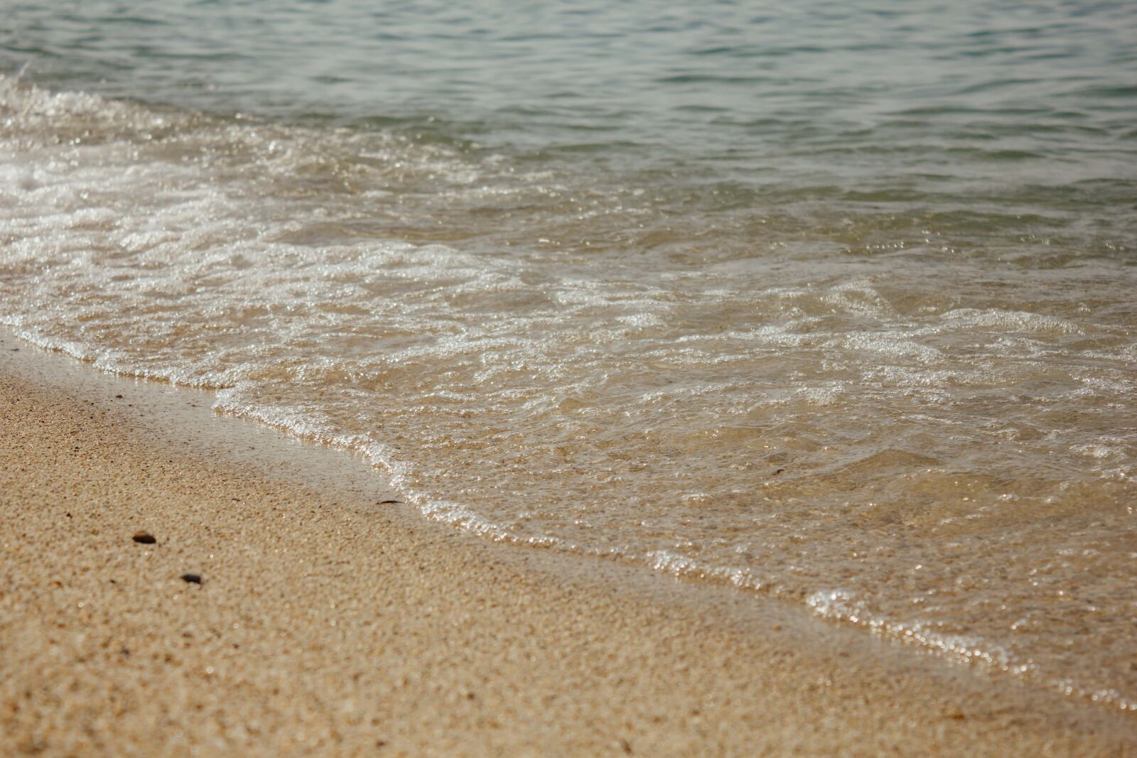 Canon EF-S 18-55mm F3.5-5.6 IS sample photo. Ridge, water, ocean, beach photography