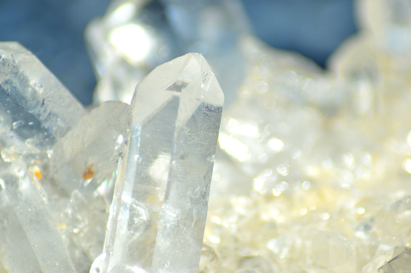 Nikon D3200 sample photo. Gem, white, mineral photography
