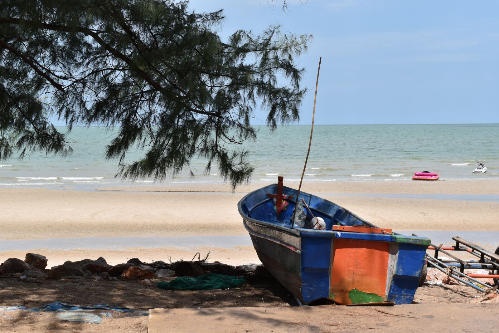 Nikon D5600 sample photo. Ship, sea, azure photography