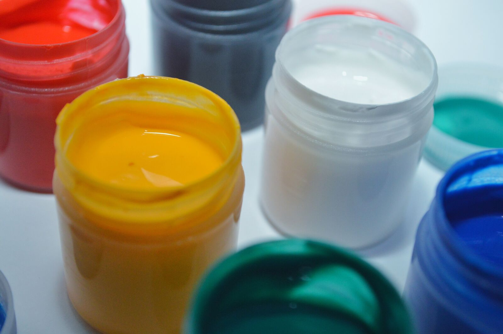 Nikon D3200 sample photo. Colors, paints, studio photography