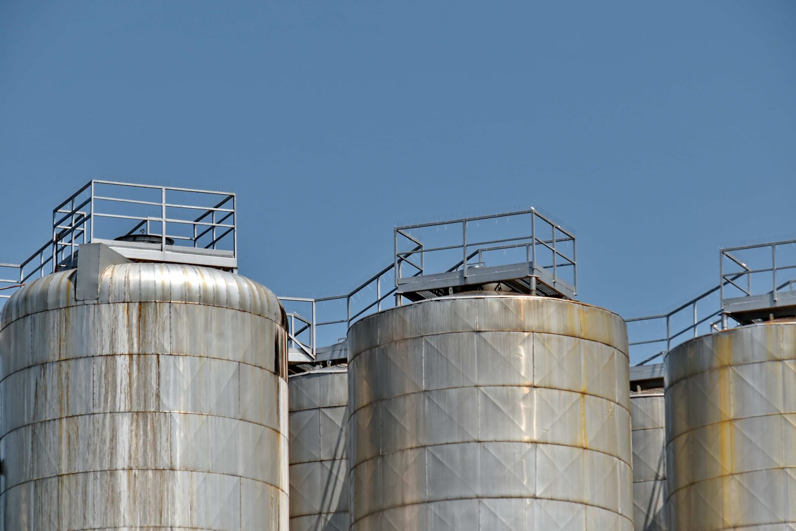 Nikon D5500 sample photo. Tank, reservoir, industry, steel photography