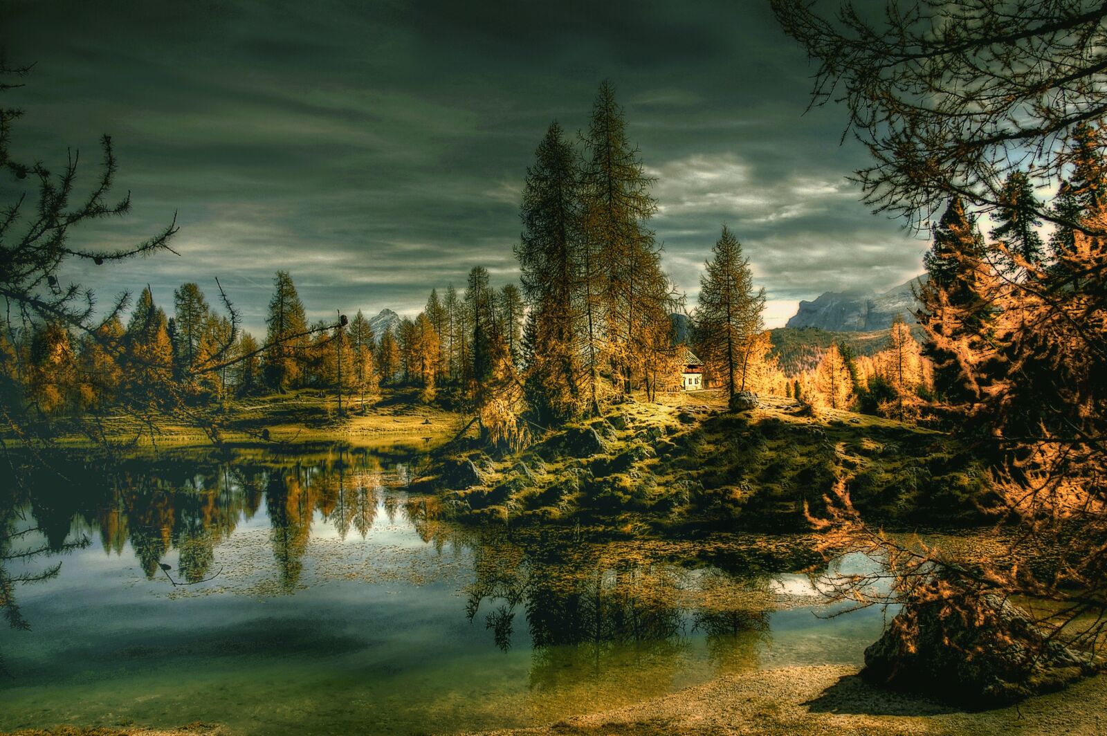 Nikon D40 sample photo. Lago federa, dolomites, alpine photography