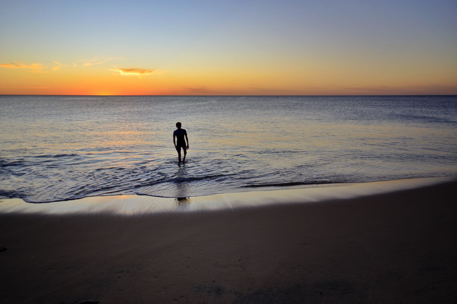 Nikon D3300 sample photo. Sunset, ocean, calm photography