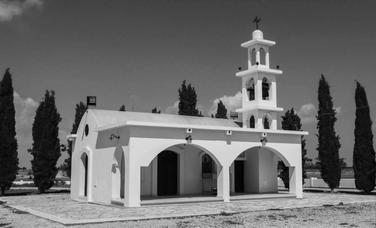 Canon PowerShot SX400 IS sample photo. Cyprus, avgorou, chapel photography