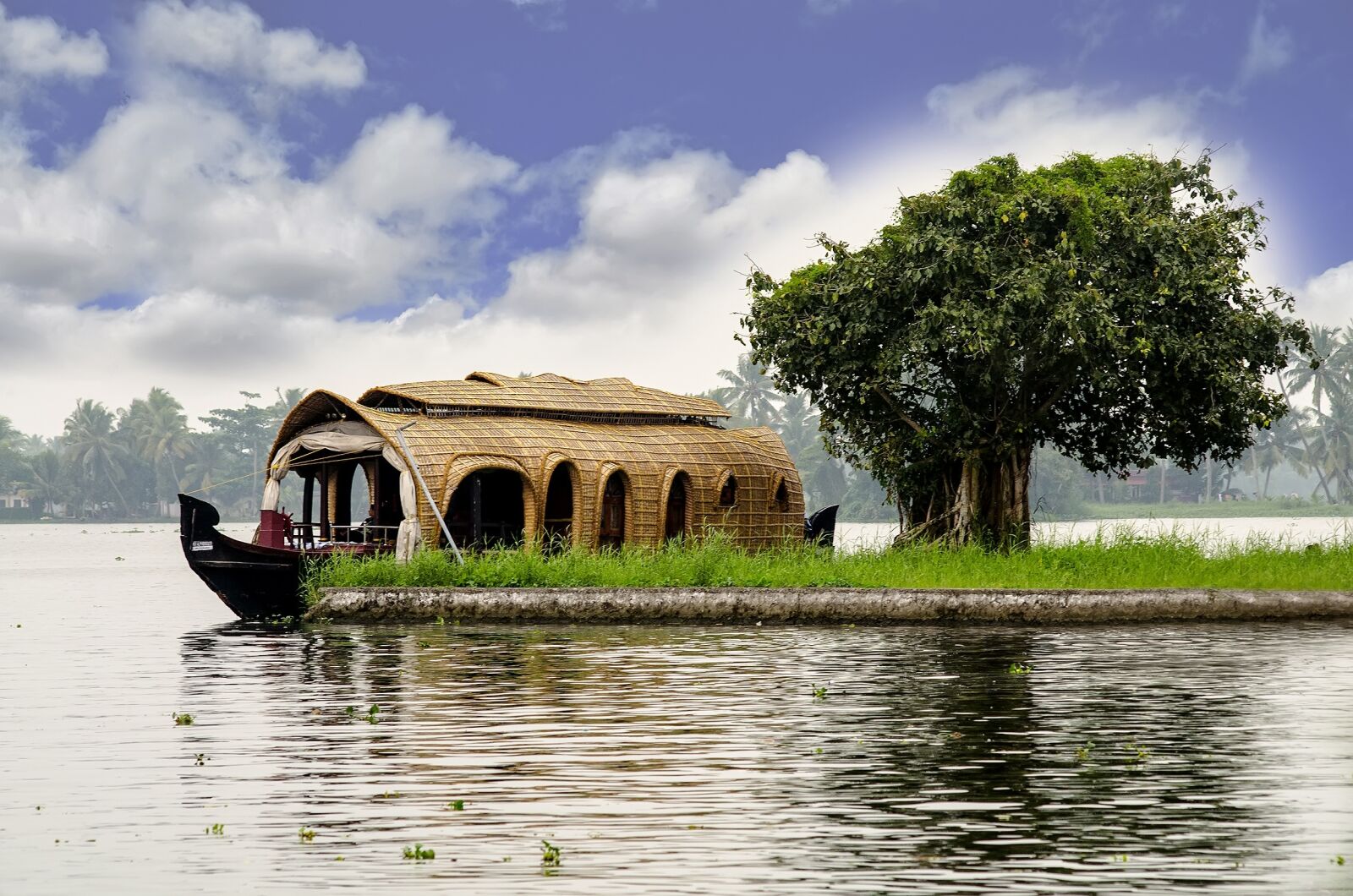 Nikon D5100 sample photo. Kerala houseboat, houseboat booking photography
