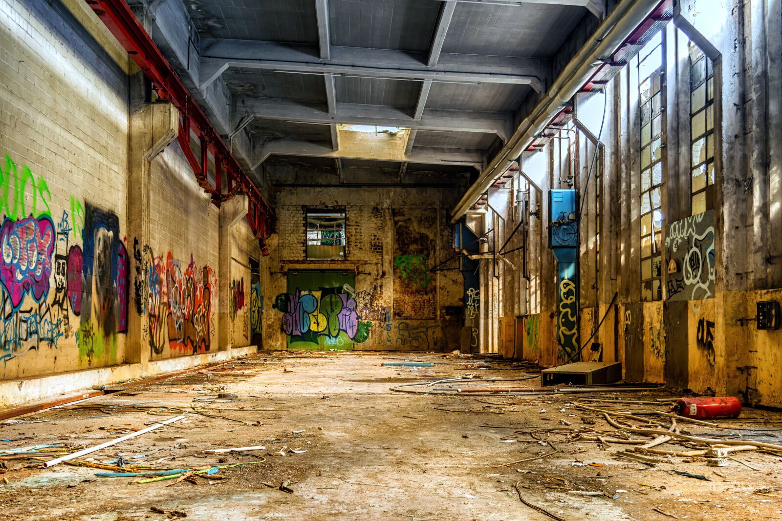 Nikon D3300 sample photo. Lost places, hall, factory photography