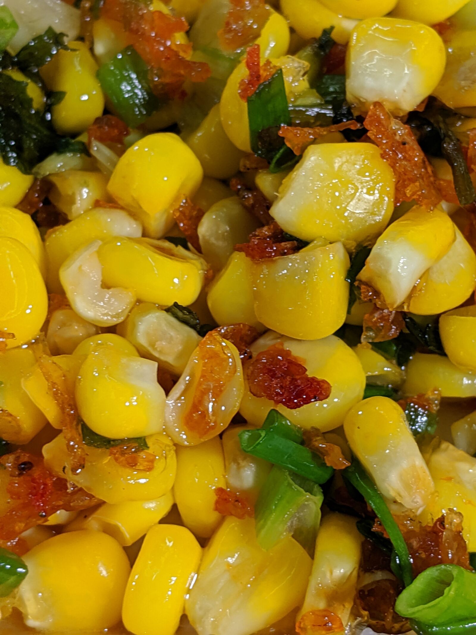 Google Pixel 3a XL sample photo. Corn, vegetables, food photography