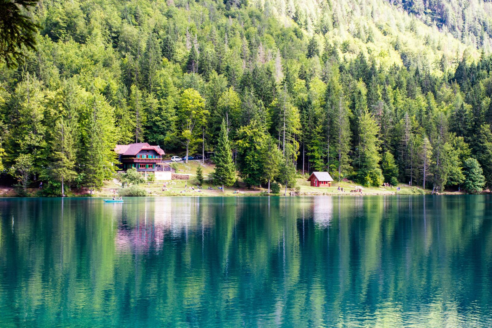 Nikon D7200 sample photo. Lake, mountain, fusine photography
