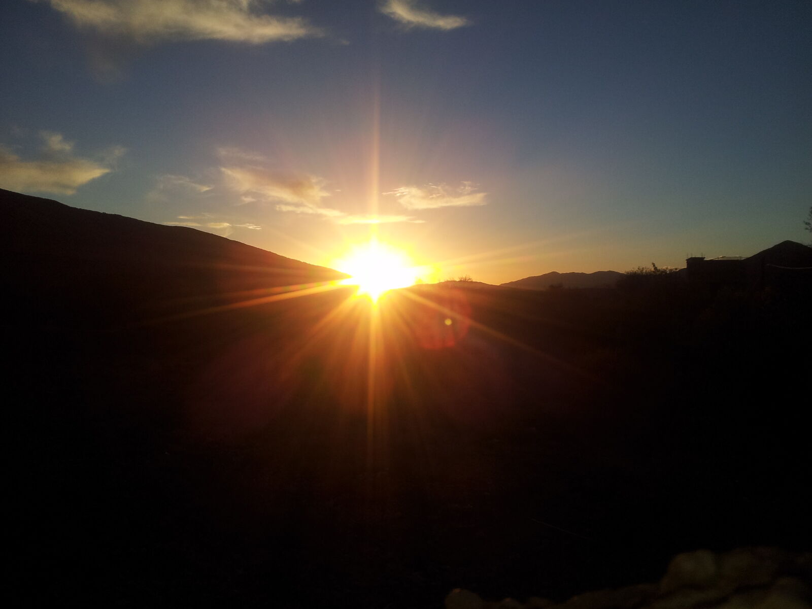 Samsung Galaxy S2 sample photo. Dark, mountain, night, orange photography