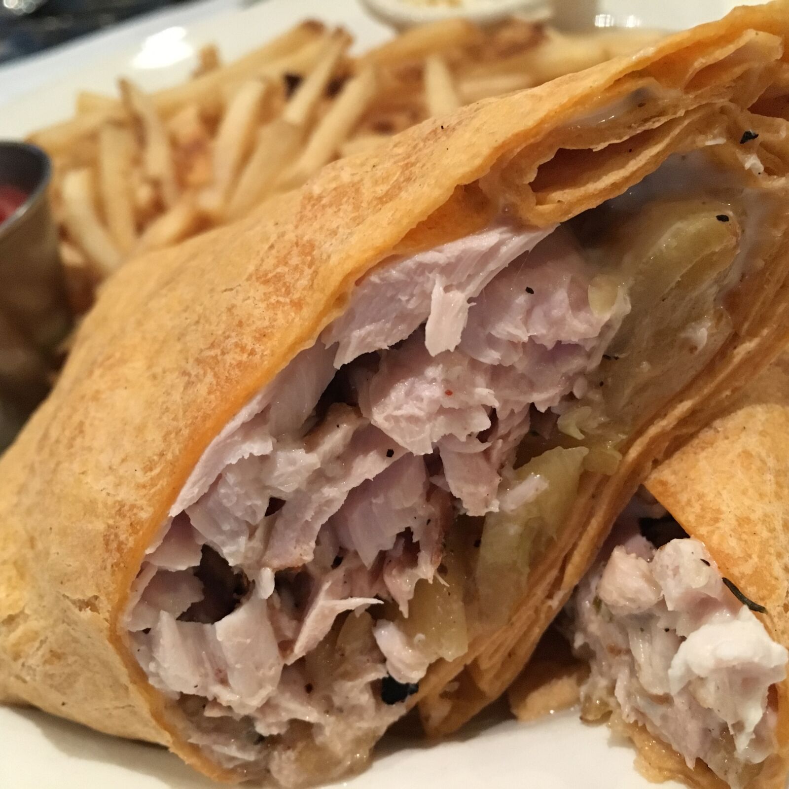 Apple iPhone 6s sample photo. Wrap, tuna, lunch photography