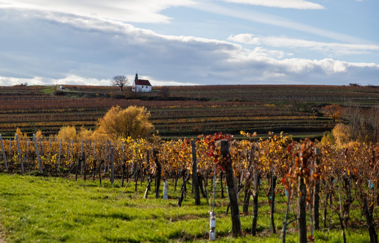 Canon EOS 5DS R sample photo. Autumn, landscape, chapel photography