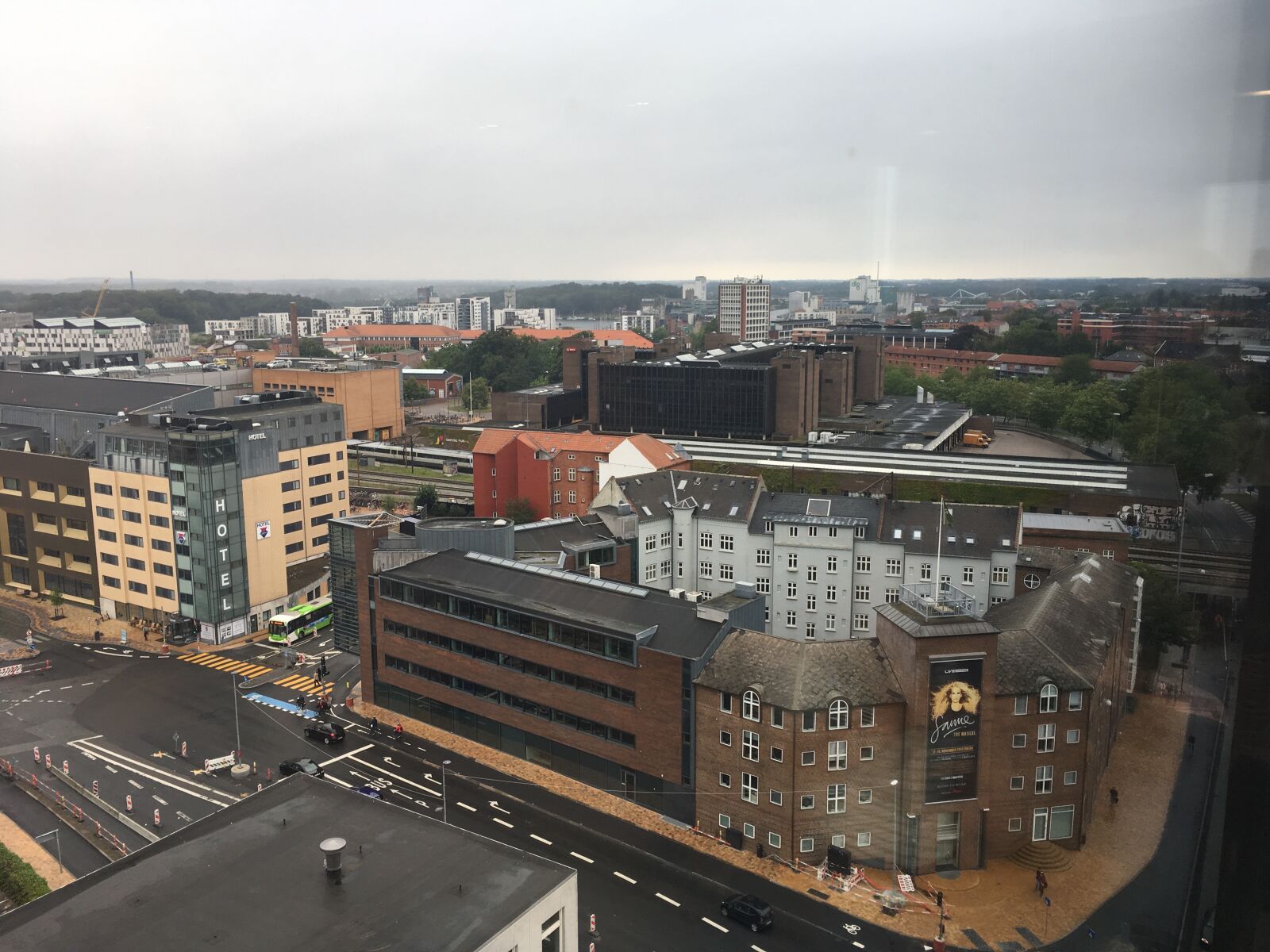 iPhone SE back camera 4.15mm f/2.2 sample photo. View, tbt tower, odense photography
