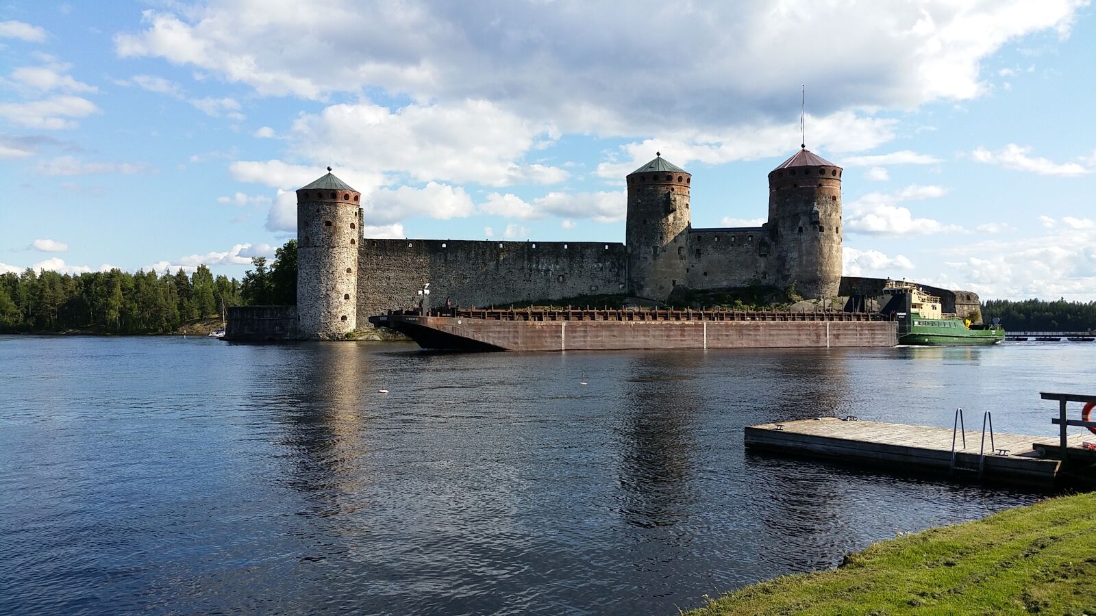 Samsung Galaxy S5 LTE-A sample photo. Savonlinna, moated castle, opera photography