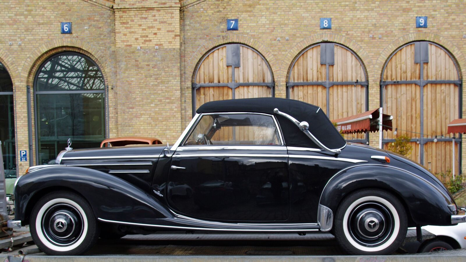 Pentax K-7 sample photo. Mercedes, w188, cabriolet photography