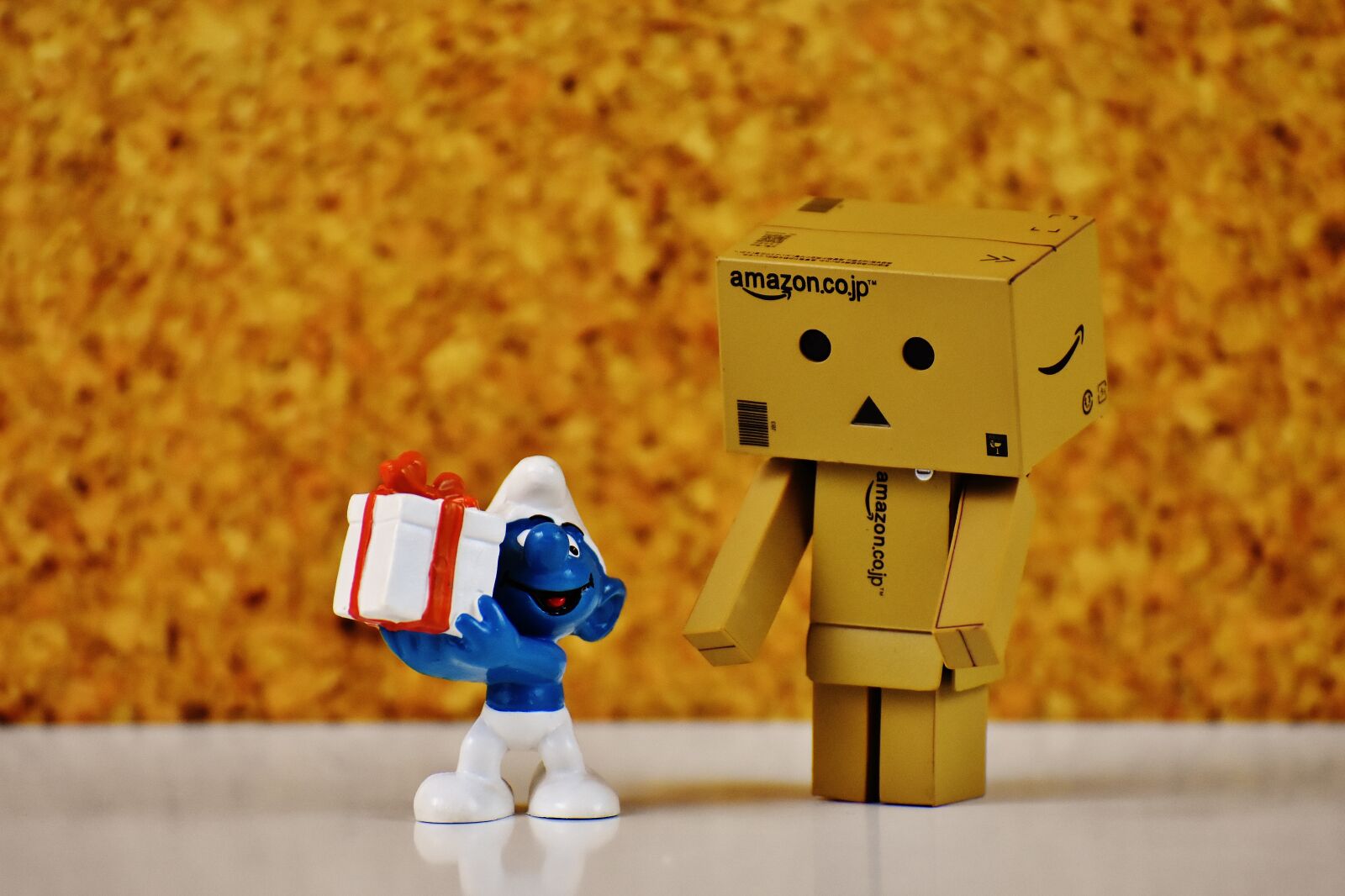 Nikon D7200 sample photo. Danbo, smurf, gift photography