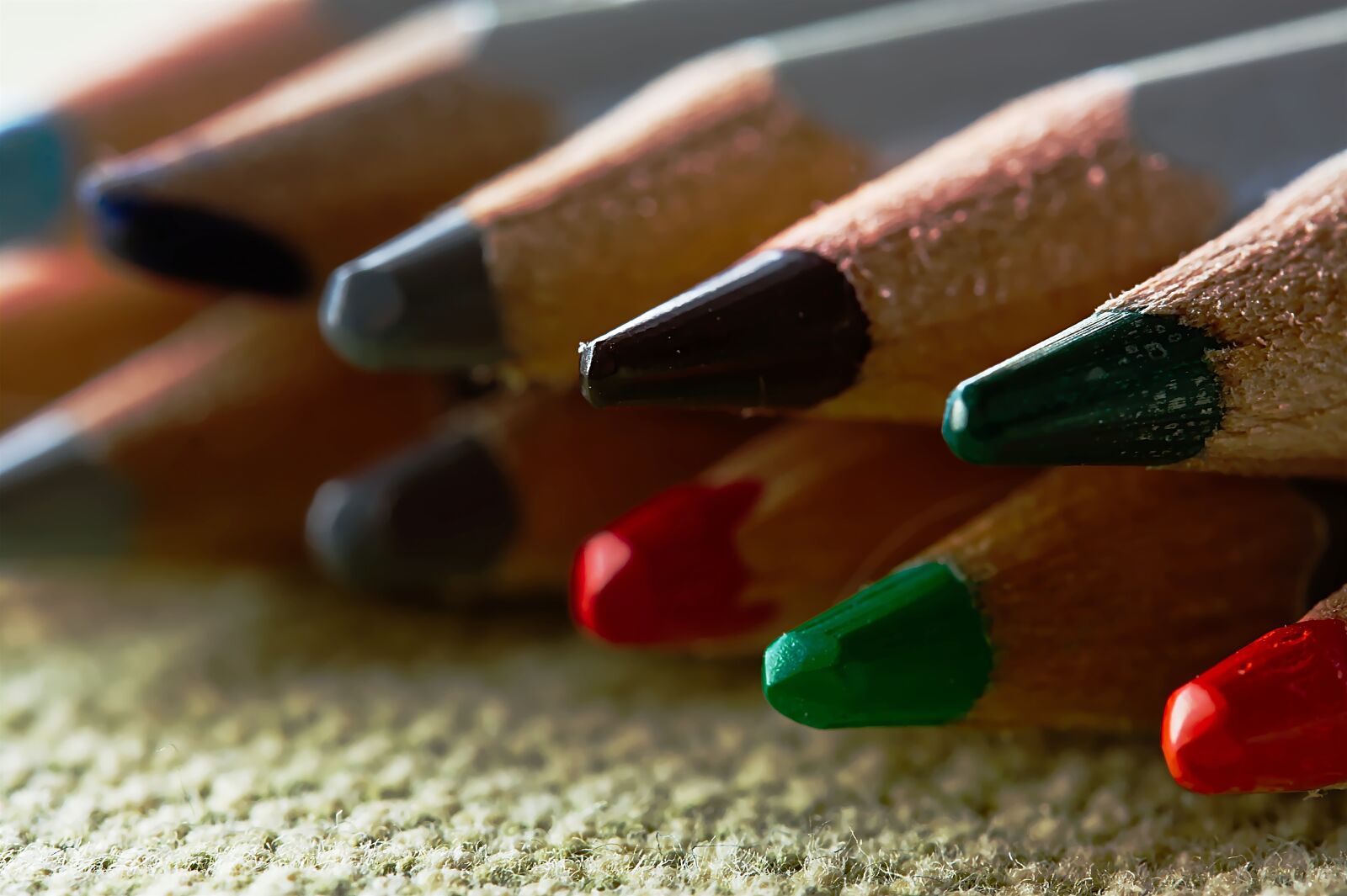 Canon EOS 450D (EOS Rebel XSi / EOS Kiss X2) sample photo. Colored pencils, pens, school photography