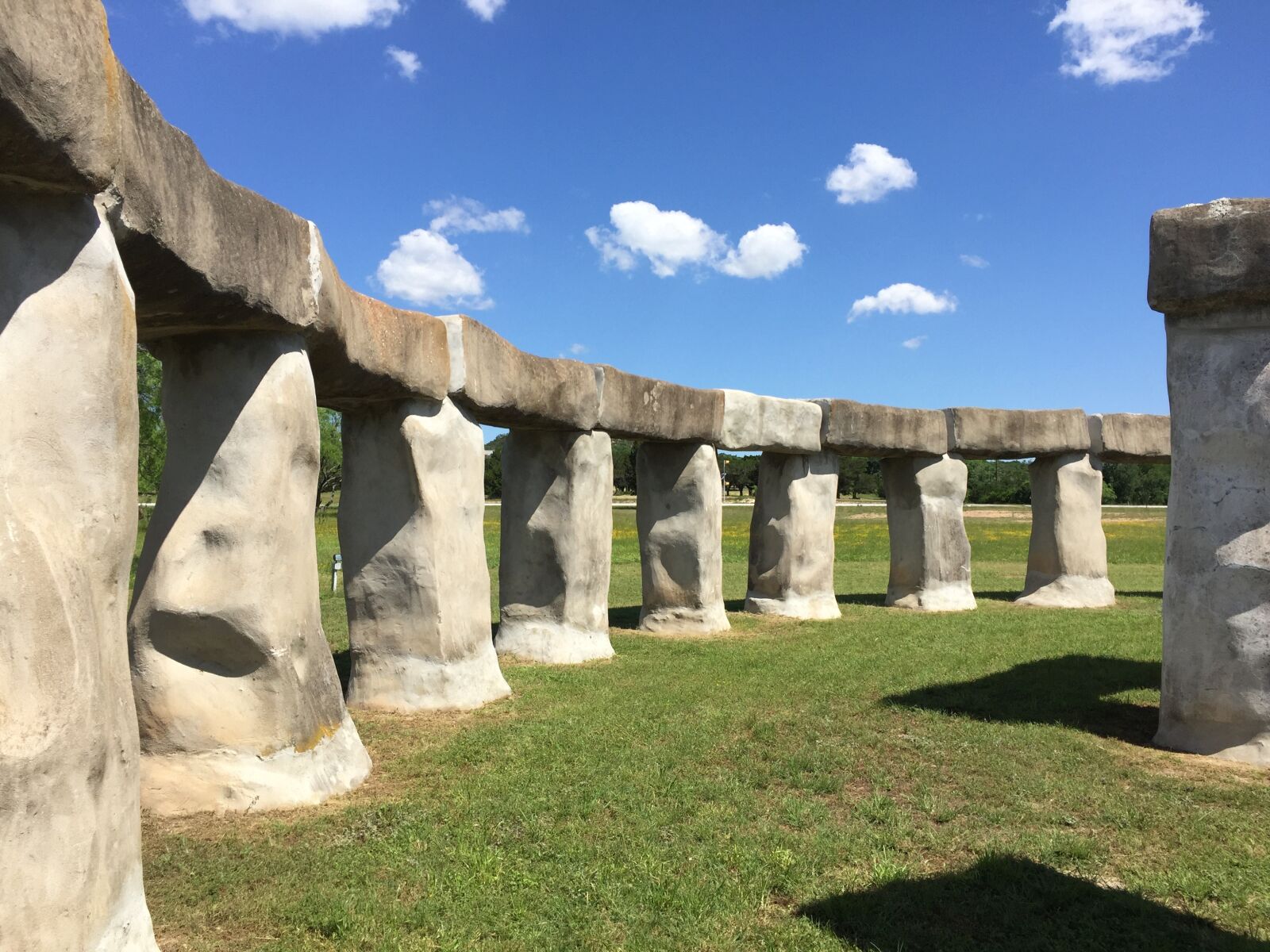 iPhone 6 Plus back camera 4.15mm f/2.2 sample photo. Stone structure, blue sky photography